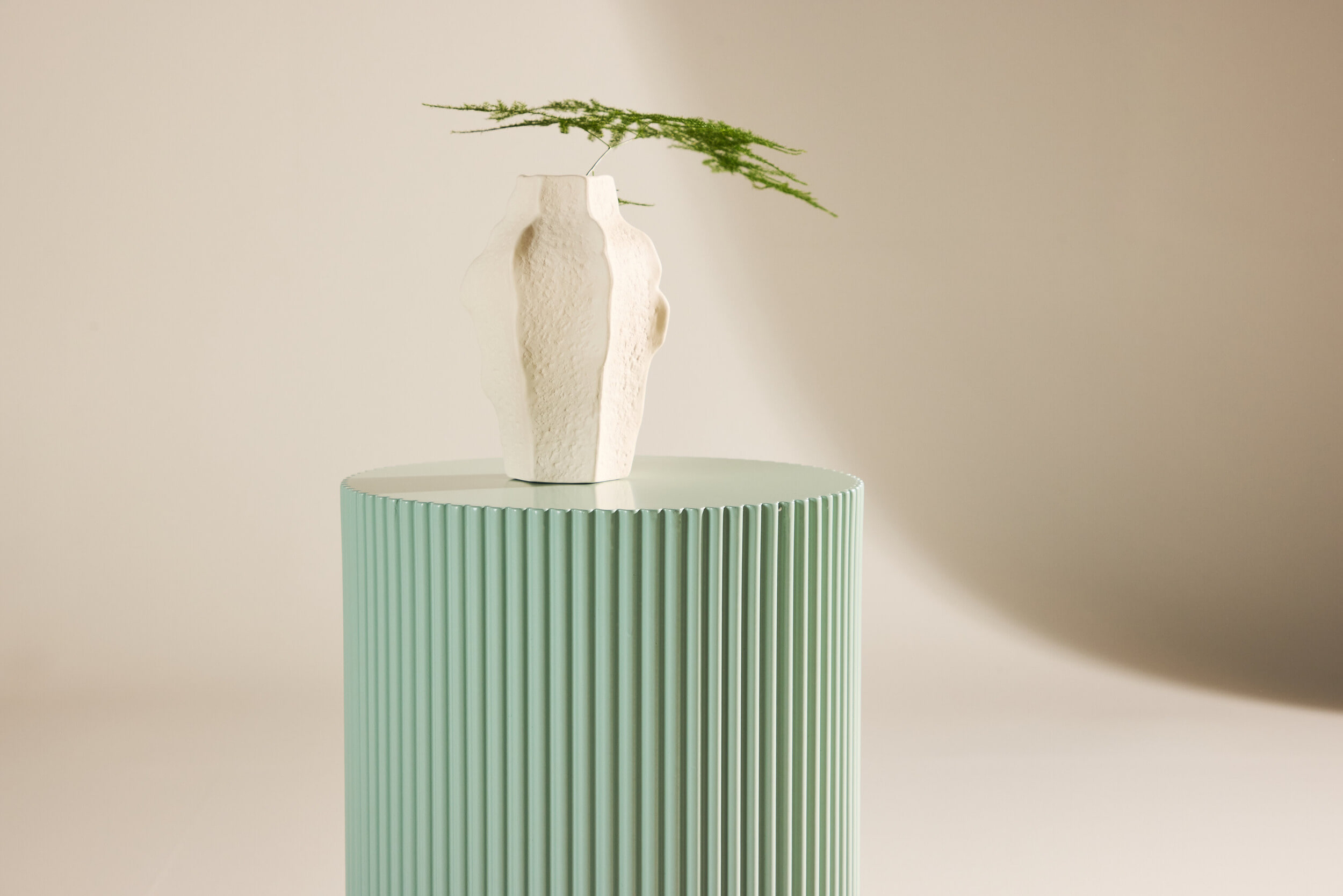 Nohr Ronde Bijzettafel 'Mistina' 30cm, kleur Lichtgroen