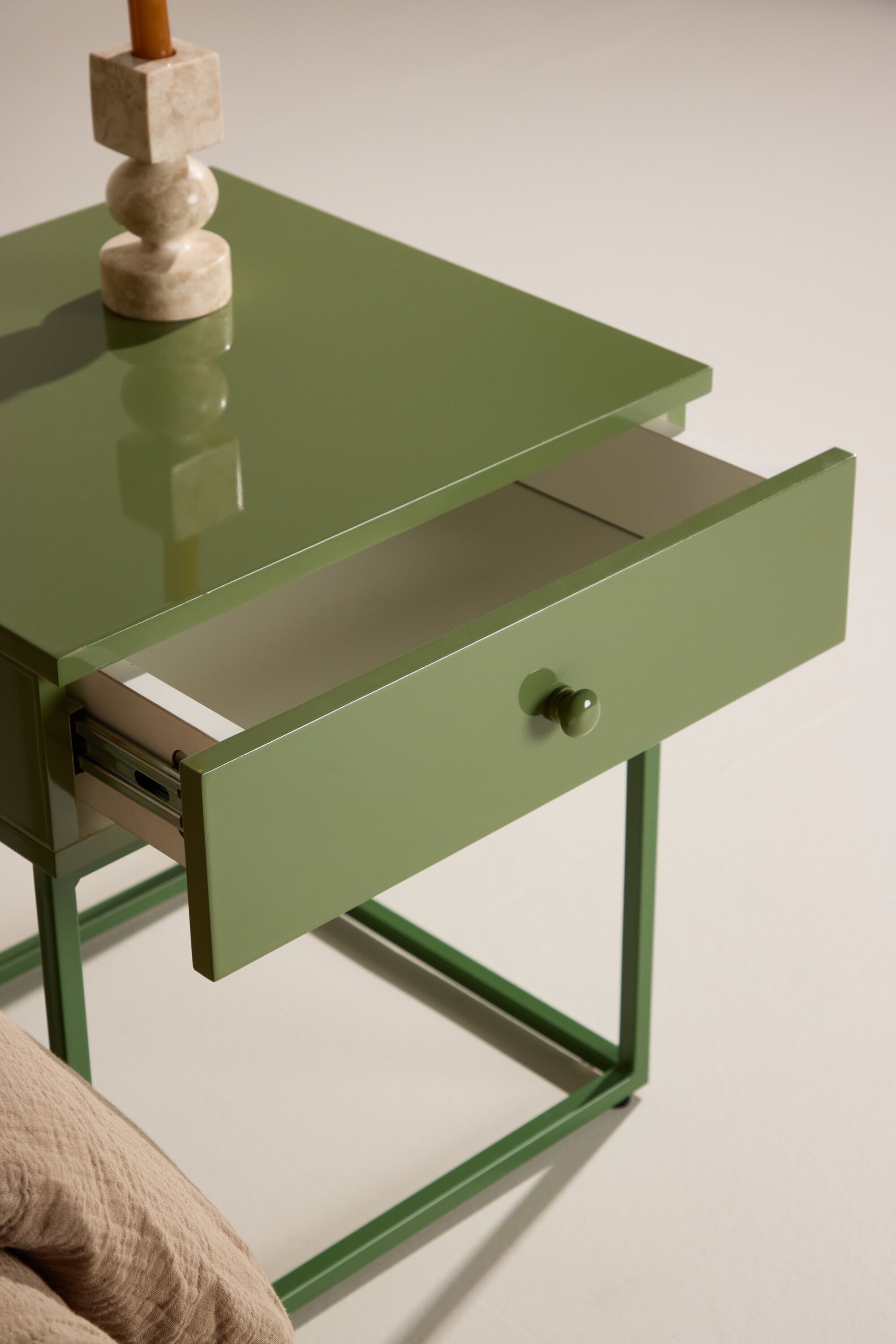 Nohr Nachtkastje 'Shaune' Met 1 lade, kleur Groen