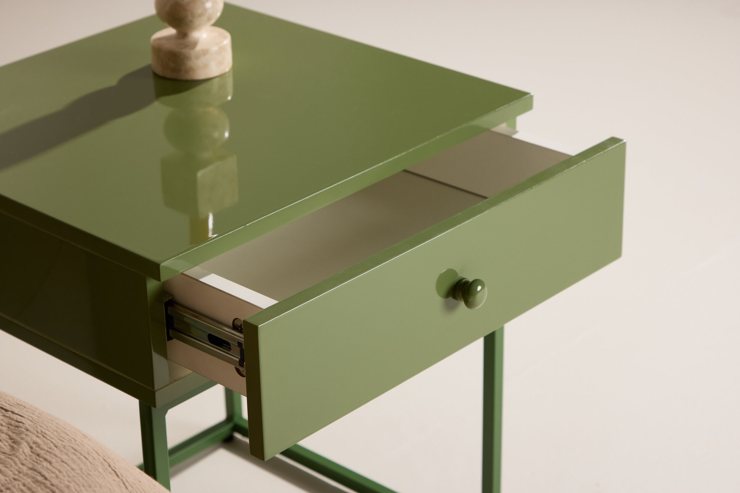 Nohr Nachtkastje 'Shaune' Met 1 lade, kleur Groen