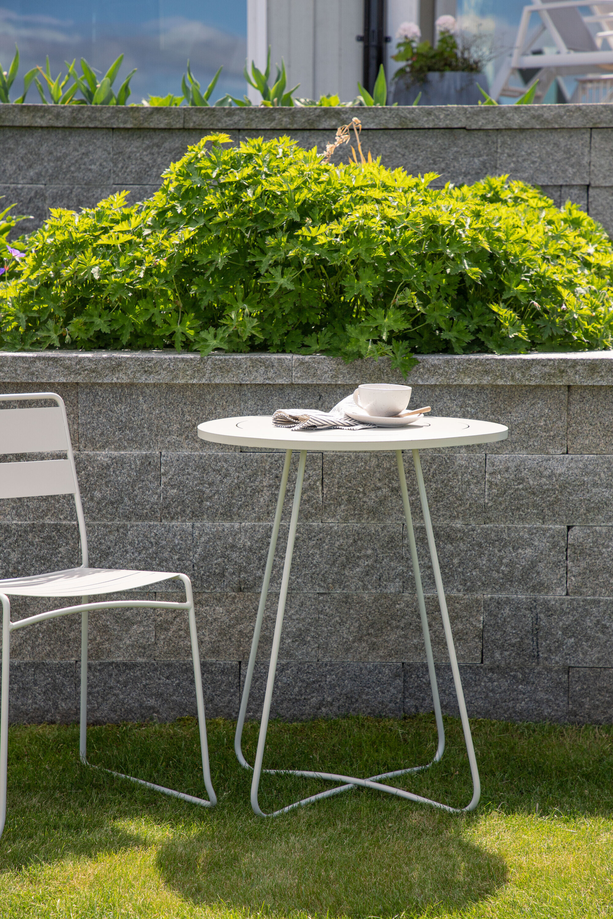 Nohr Ronde Outdoor Bistrotafel Terrah 60cm - Beige