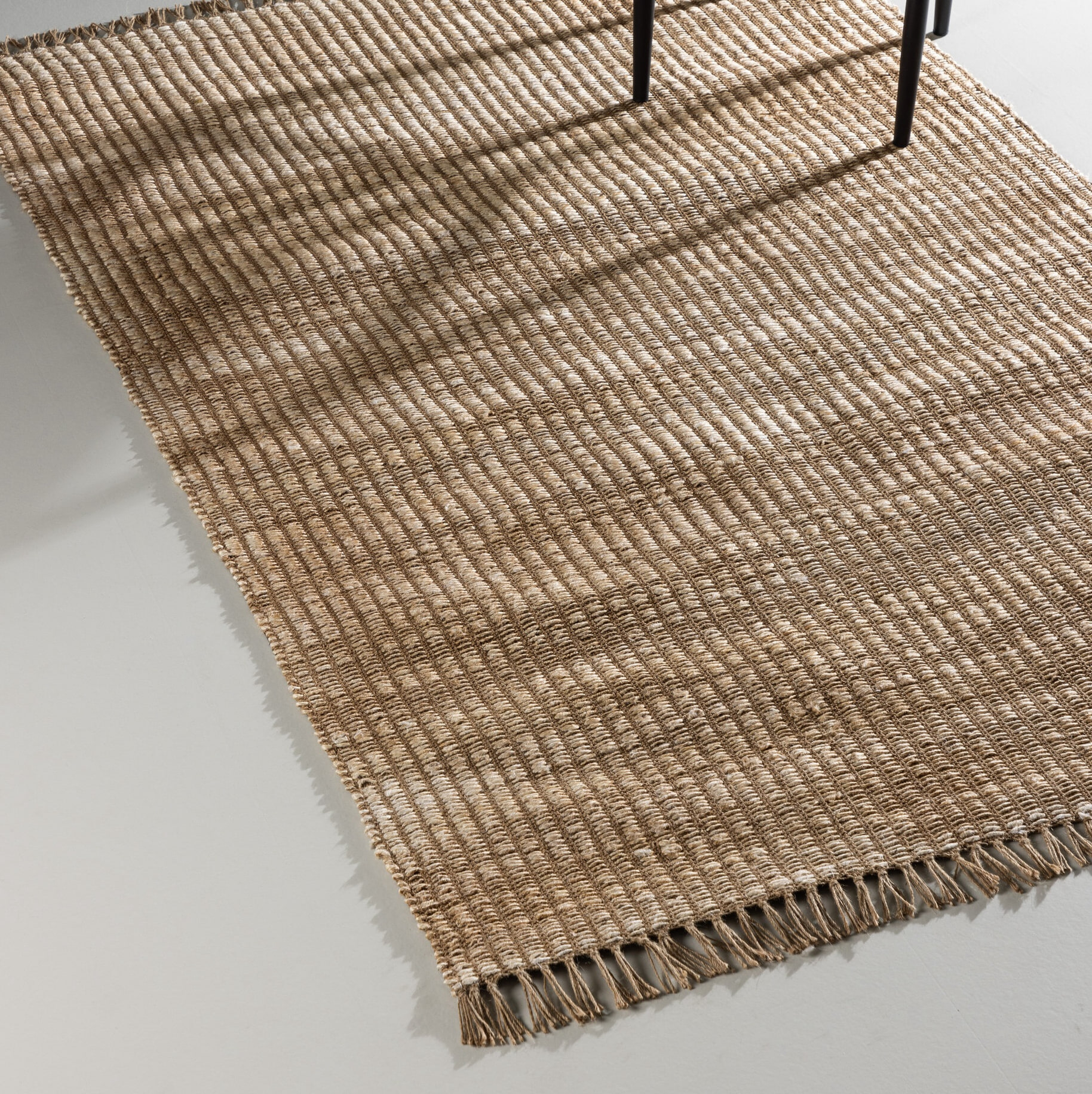 Nohr Vloerkleed 'Siddharth' Jute, kleur Beige