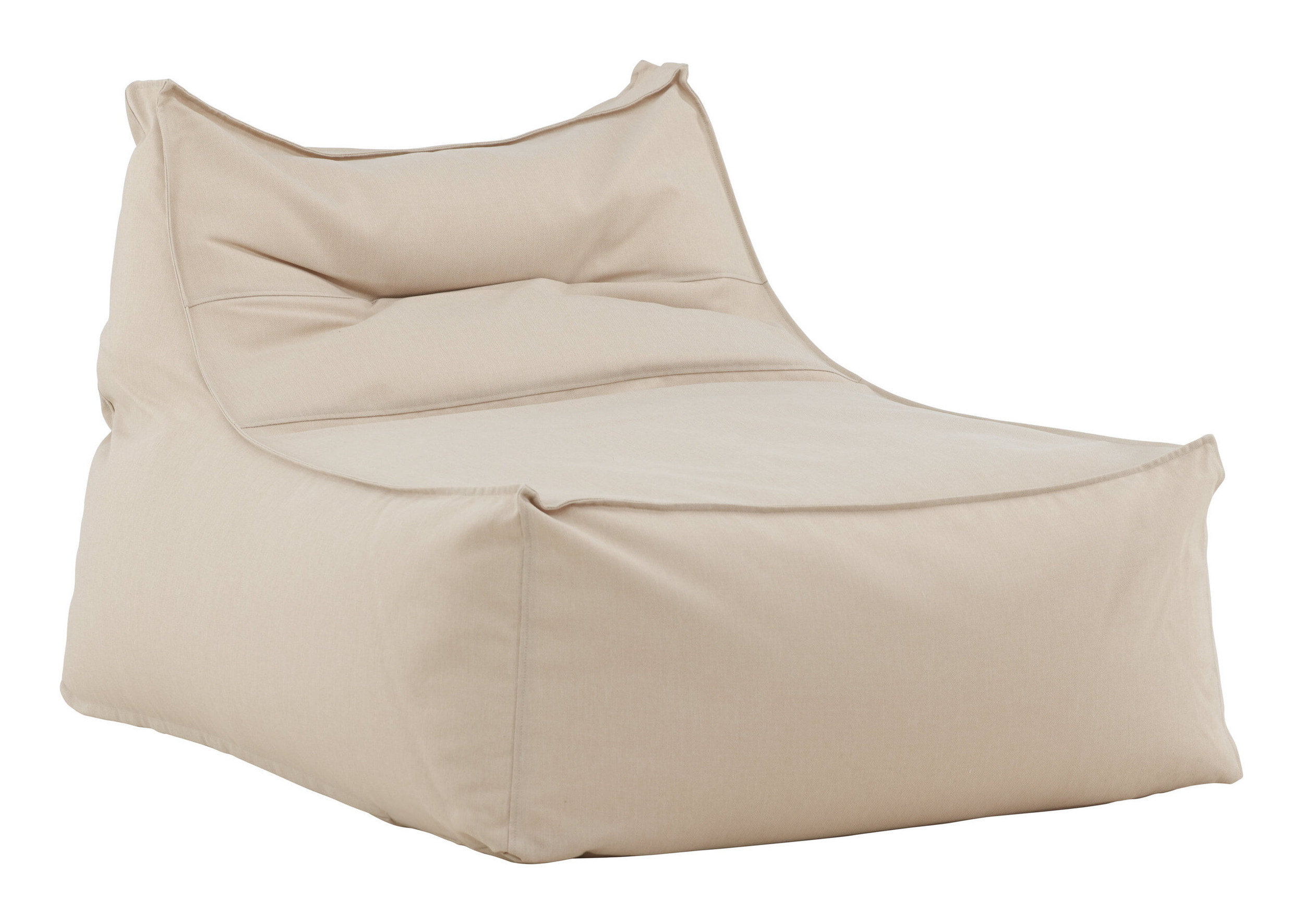 Nohr Outdoor Loungestoel / Zitzak 'Carlson' Olefin, kleur Beige