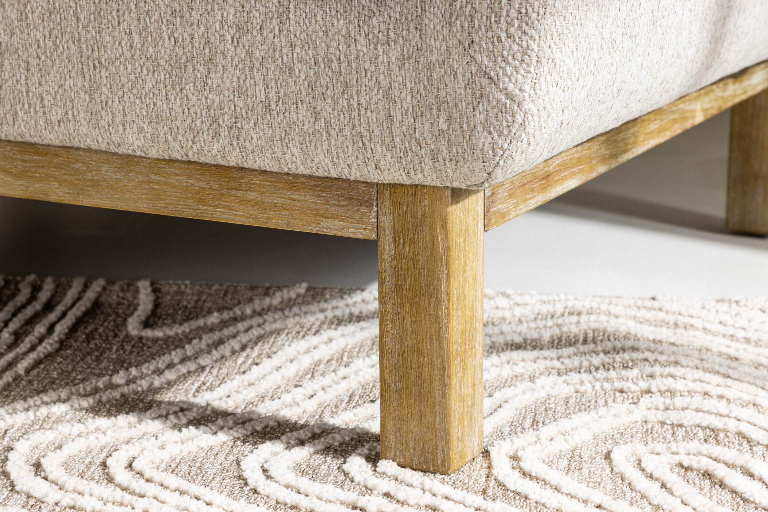 Nohr Fauteuil 'Shanai' Bouclé, kleur Beige