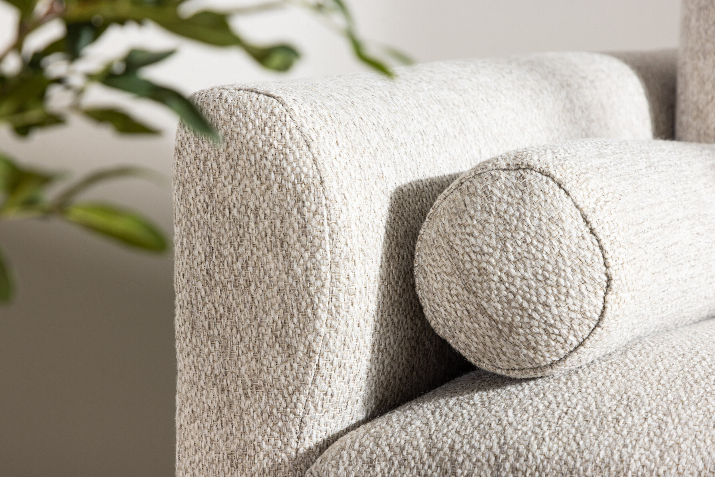 Nohr Fauteuil 'Shanai' Bouclé, kleur Beige