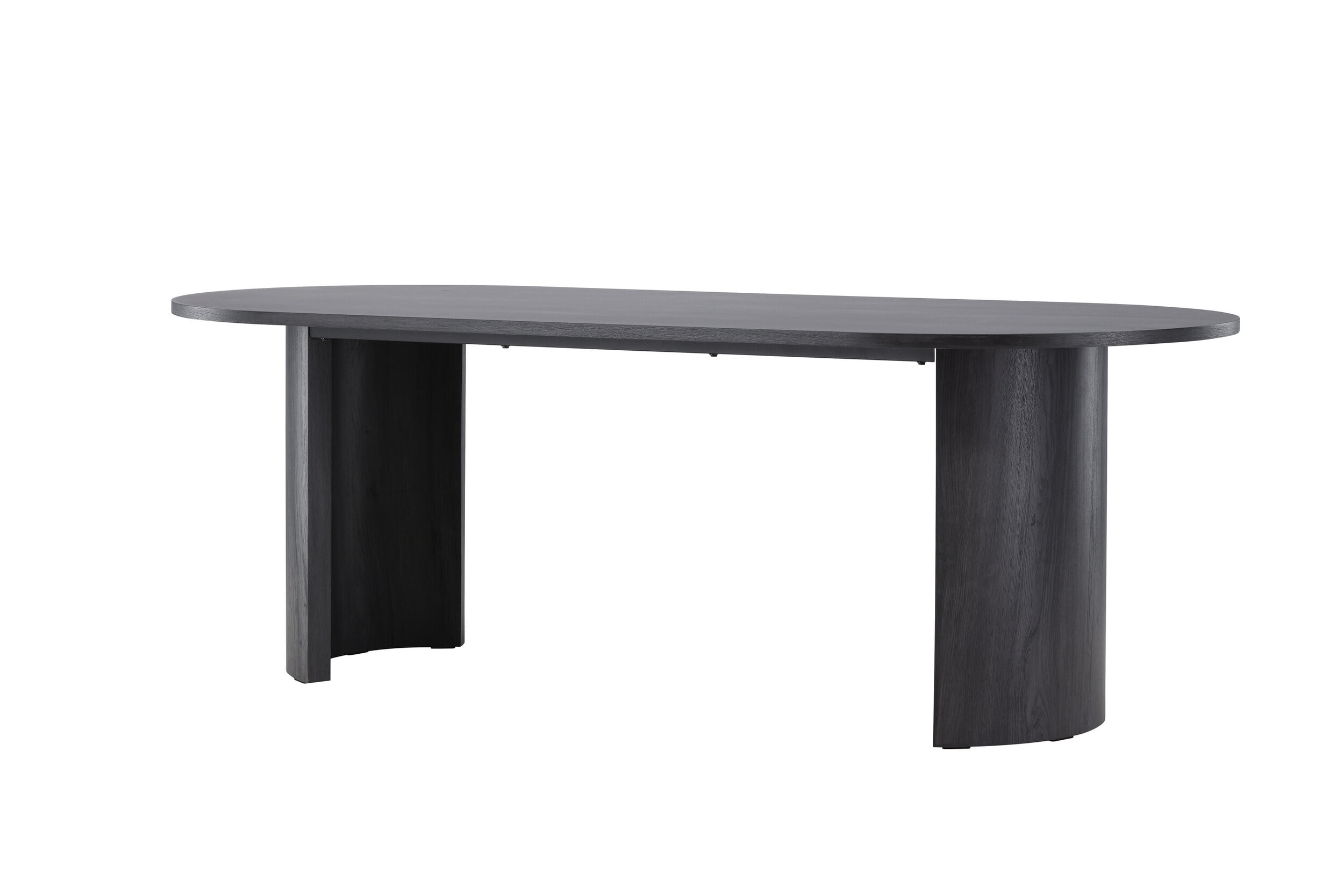 Nohr Ovale Eettafel 'Marysol' 220 x 100cm, kleur Zwart