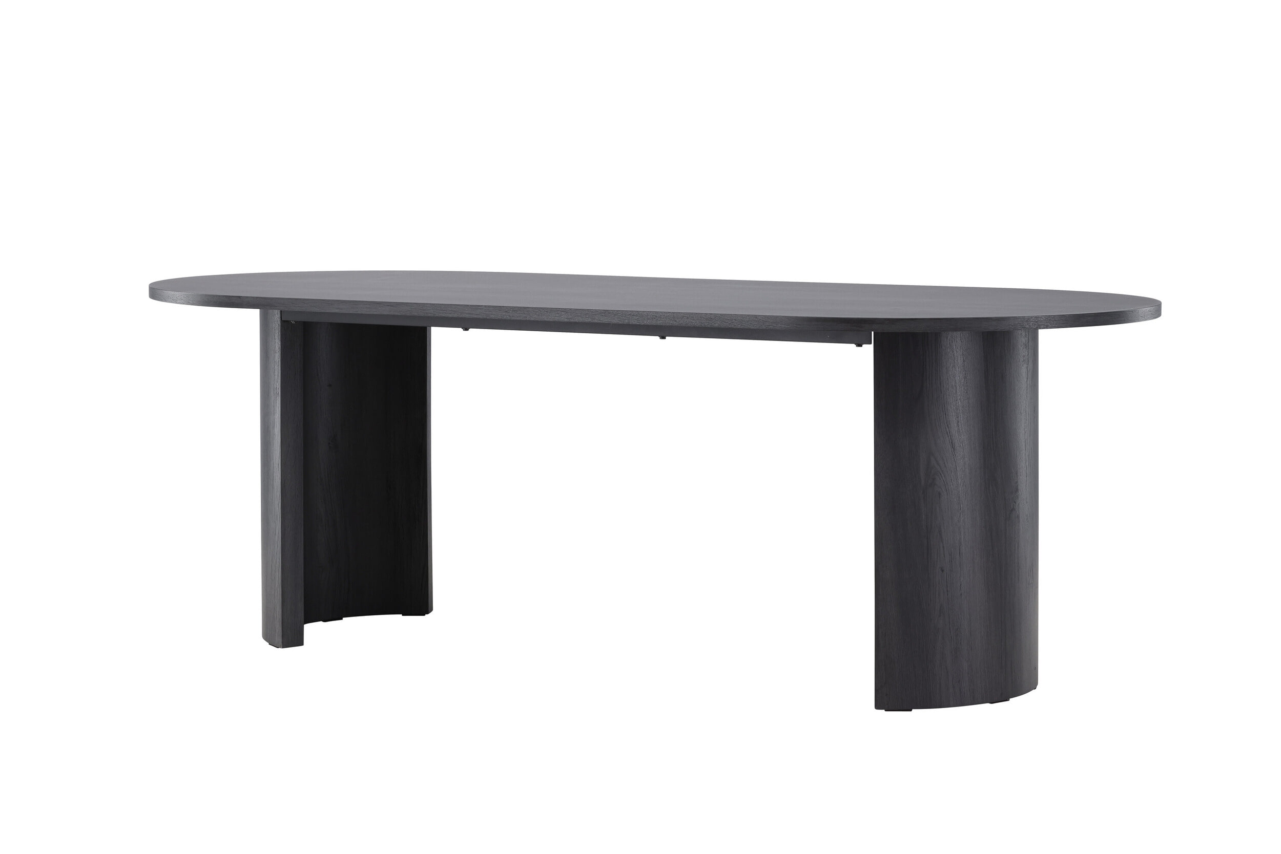 Nohr Ovale Eettafel 'Marysol' 220 x 100cm, kleur Zwart