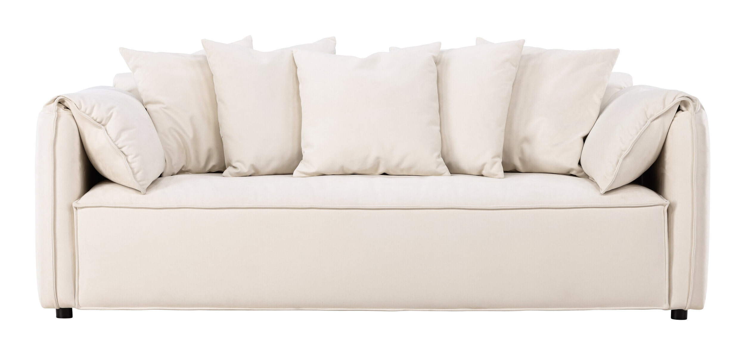 Nohr 3-zits Bank 'Errin' Velvet, kleur Beige