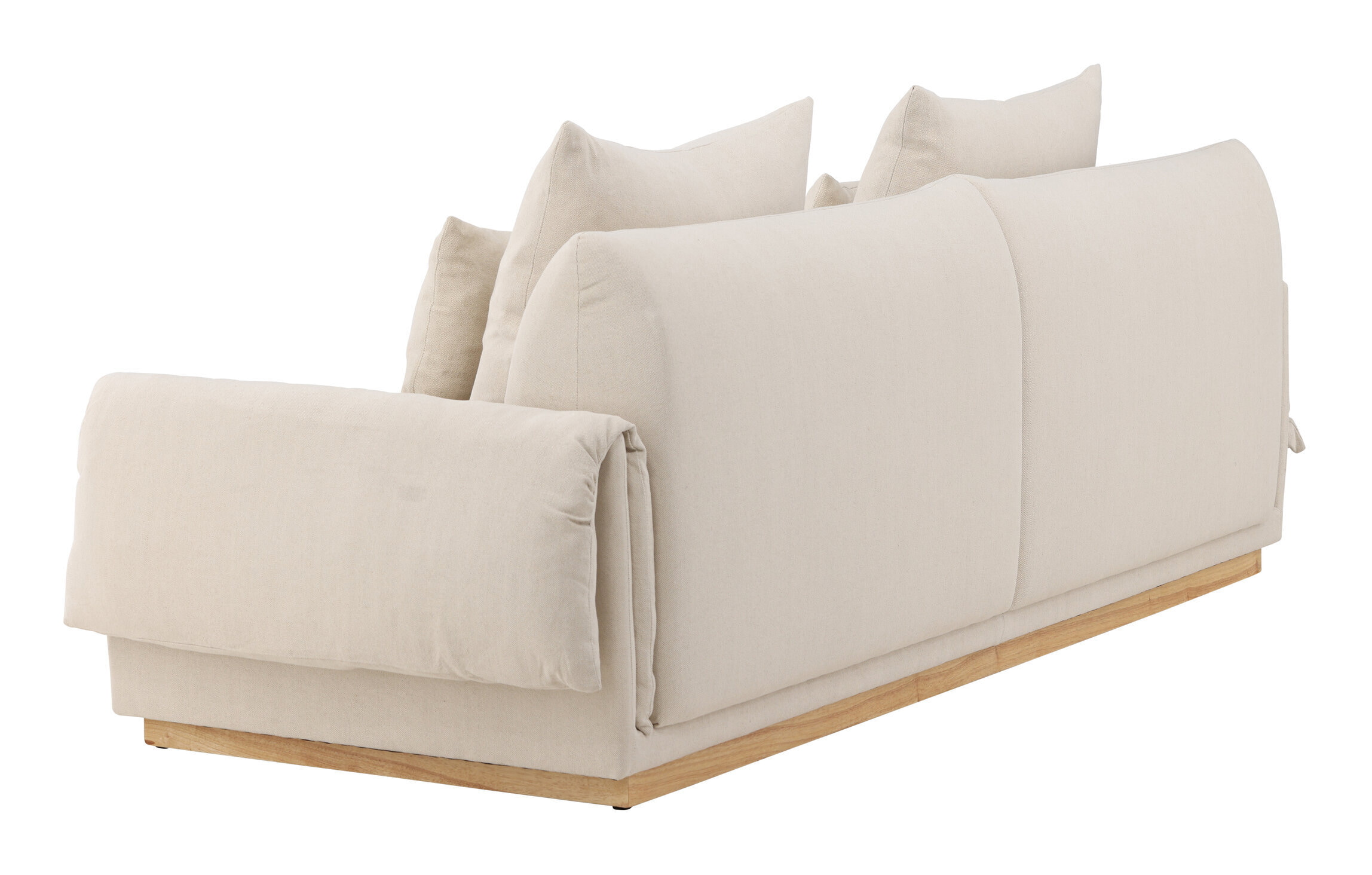 Nohr 3-zits Bank 'Lisa' Linnenlook, 237cm, kleur Beige