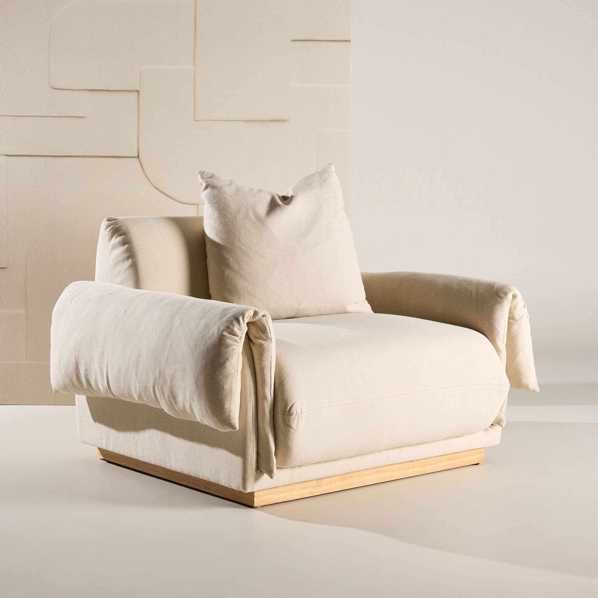 Nohr Fauteuil Lisa Linnenlook - Beige