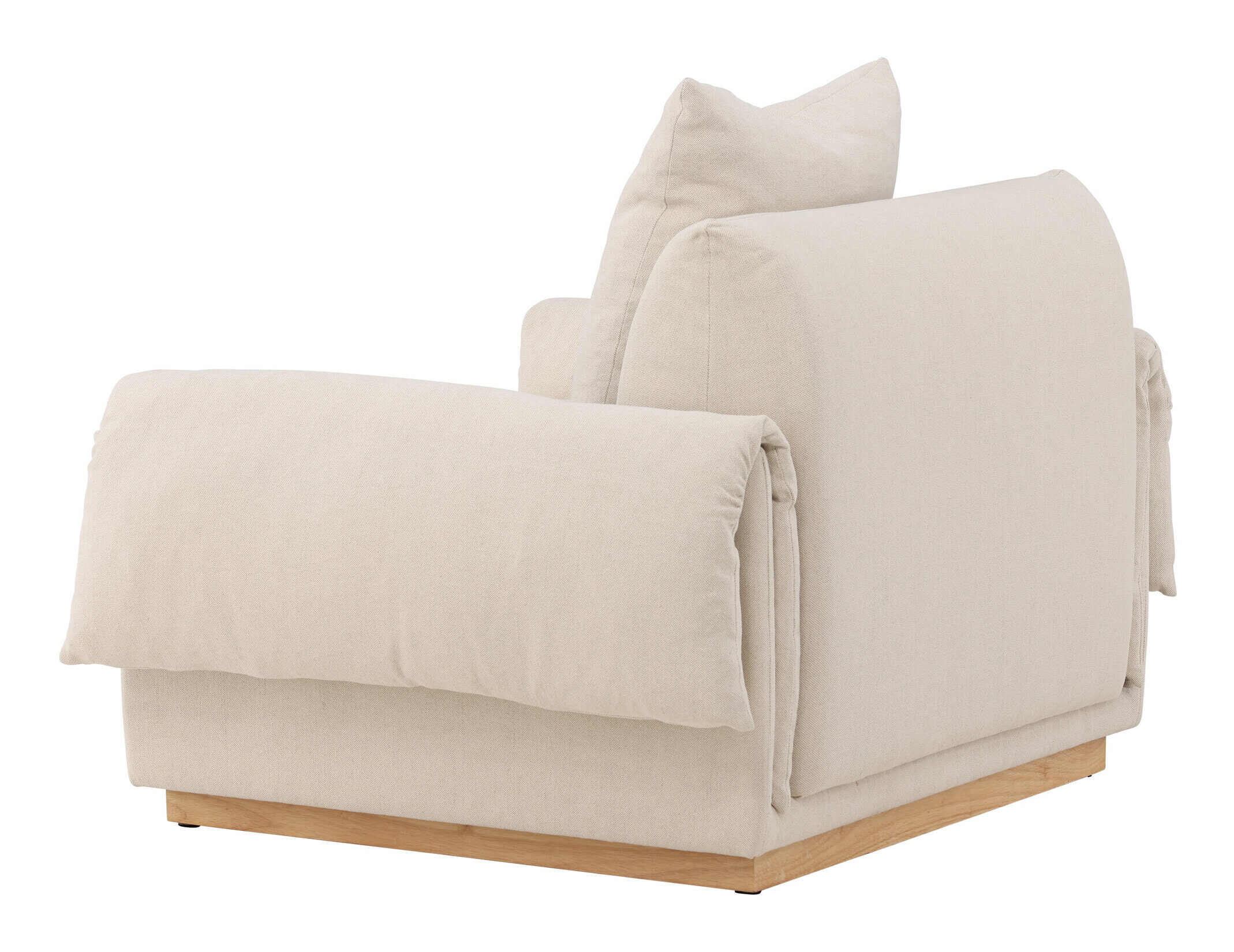 Nohr Fauteuil 'Lisa' Linnenlook, kleur Beige