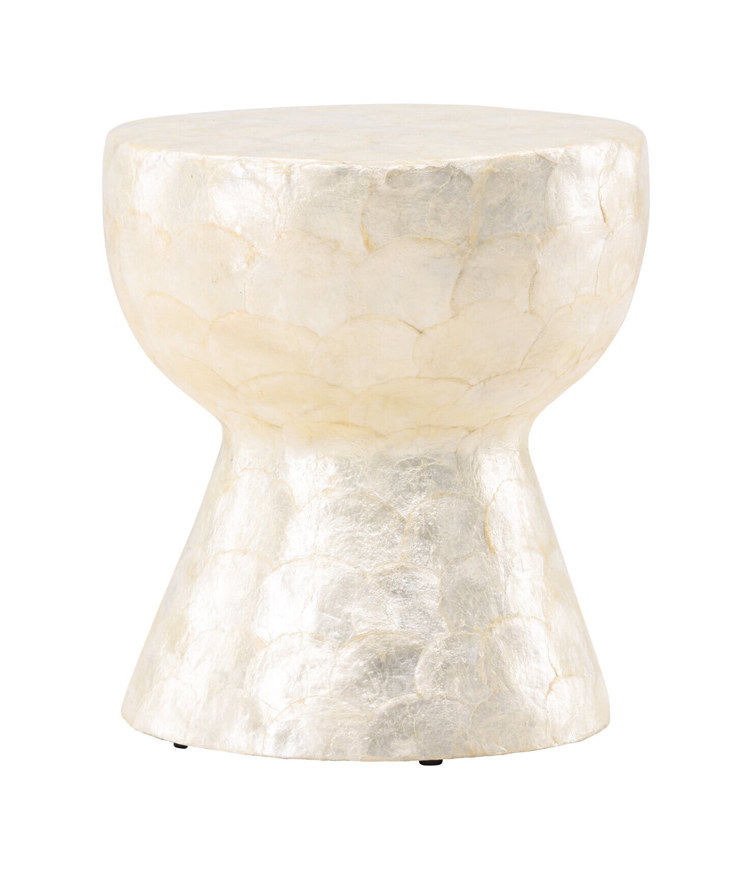 Nohr Ronde Bijzettafel 'Leeann' Capiz, 40cm