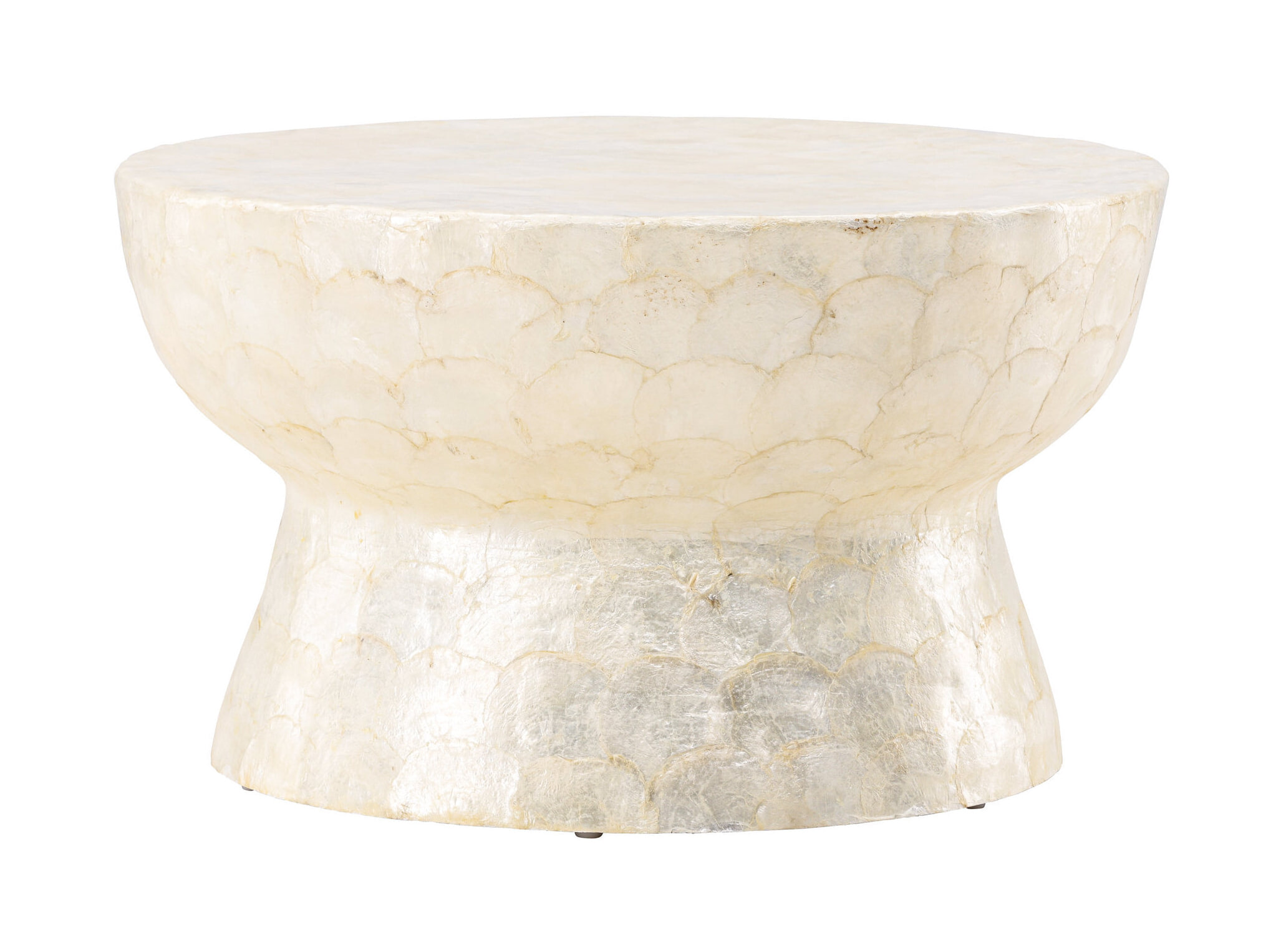 Nohr Ronde Salontafel 'Leeann' Capiz, 70cm