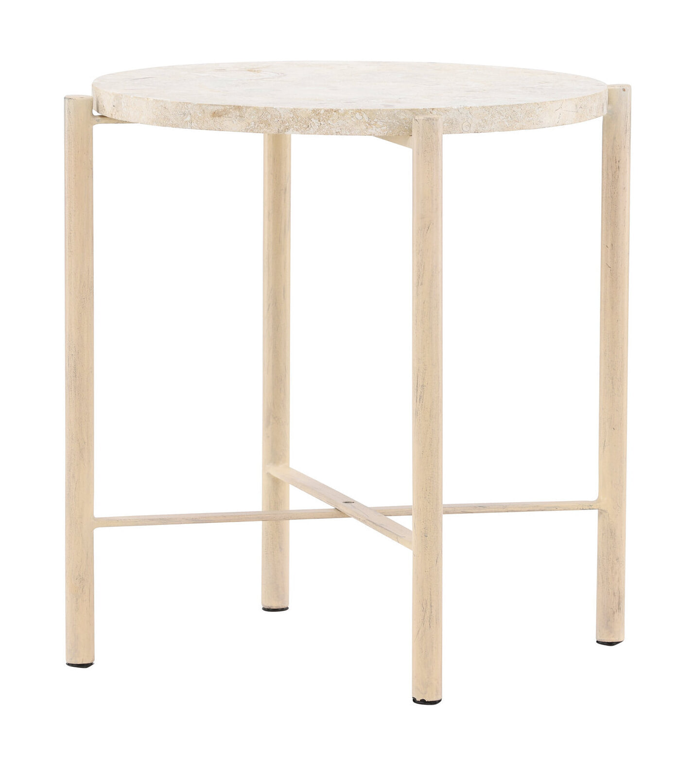 Nohr Ronde Bijzettafel 'Arnita' Mactan steen, 40cm