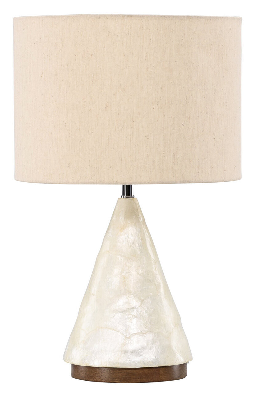 Nohr Tafellamp 'Ailene' Capiz, 55cm