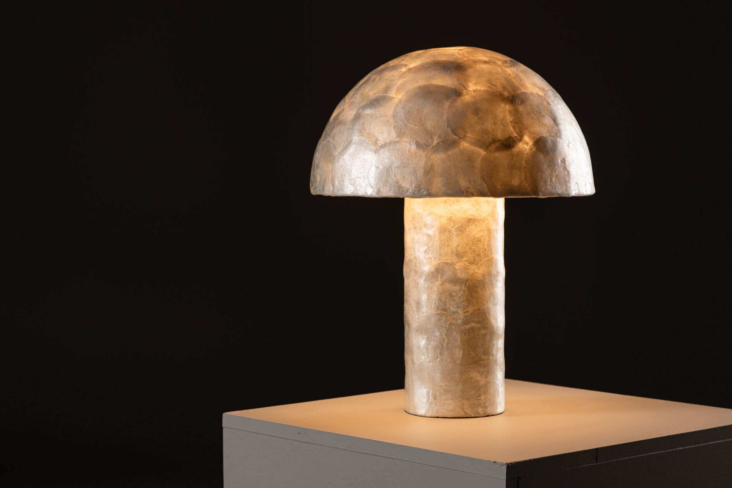 Nohr Tafellamp 'Kammy' Capiz, 48cm