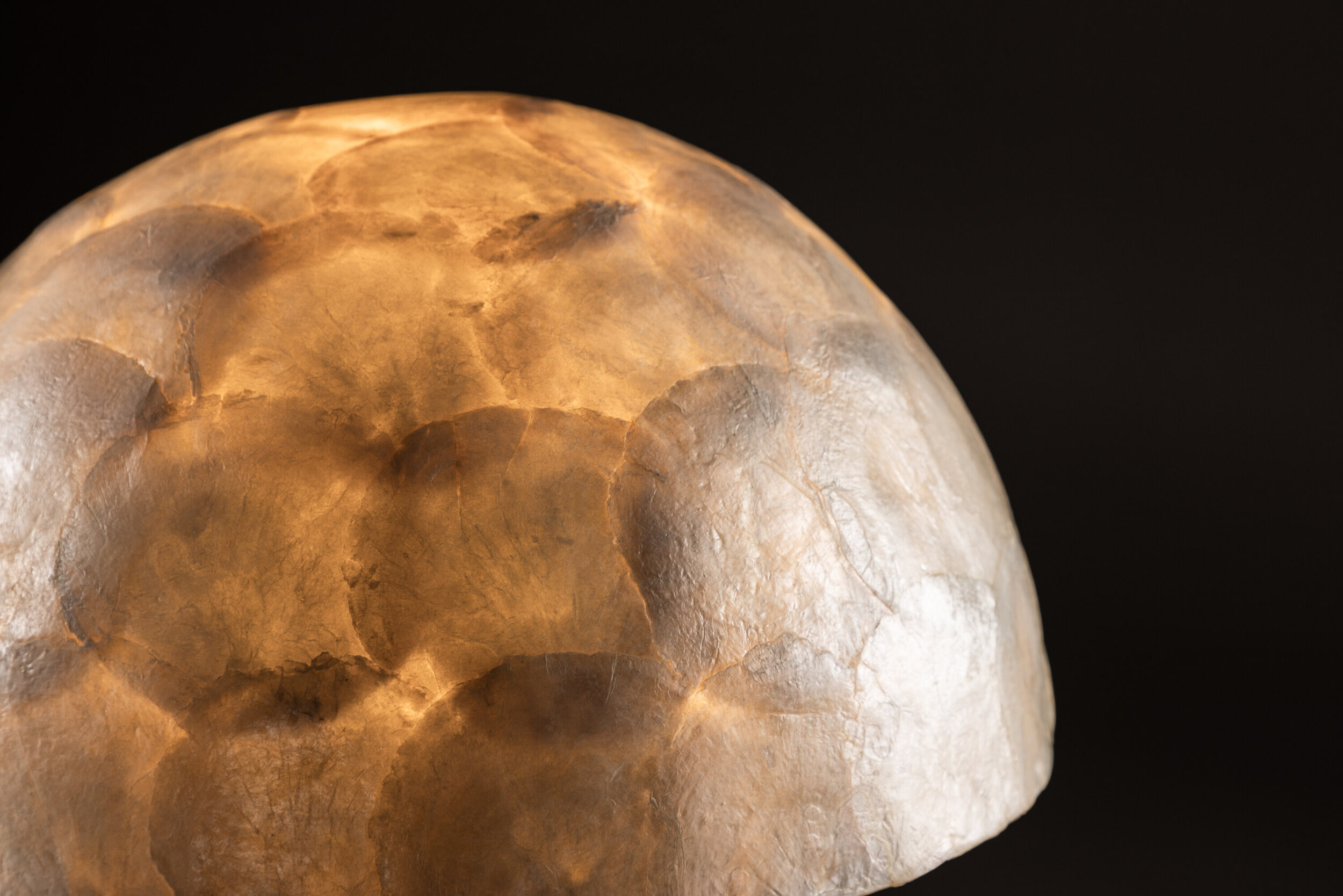 Nohr Tafellamp 'Kammy' Capiz, 48cm