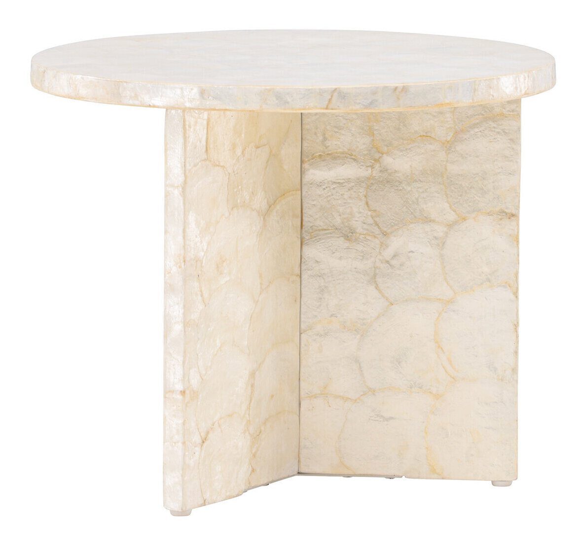 Nohr Ronde Salontafel 'Allyssa' Capiz, 40cm