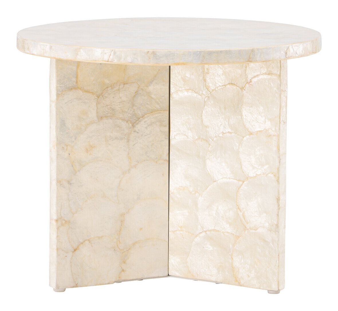 Nohr Ronde Salontafel 'Allyssa' Capiz, 40cm
