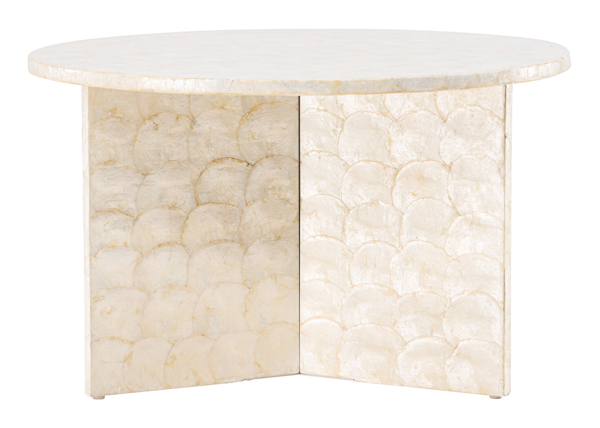 Nohr Ronde Salontafel 'Allyssa' Capiz, 70cm