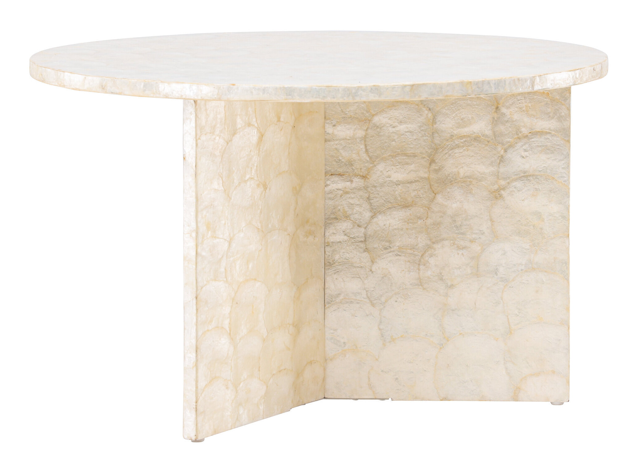 Nohr Ronde Salontafel 'Allyssa' Capiz, 70cm