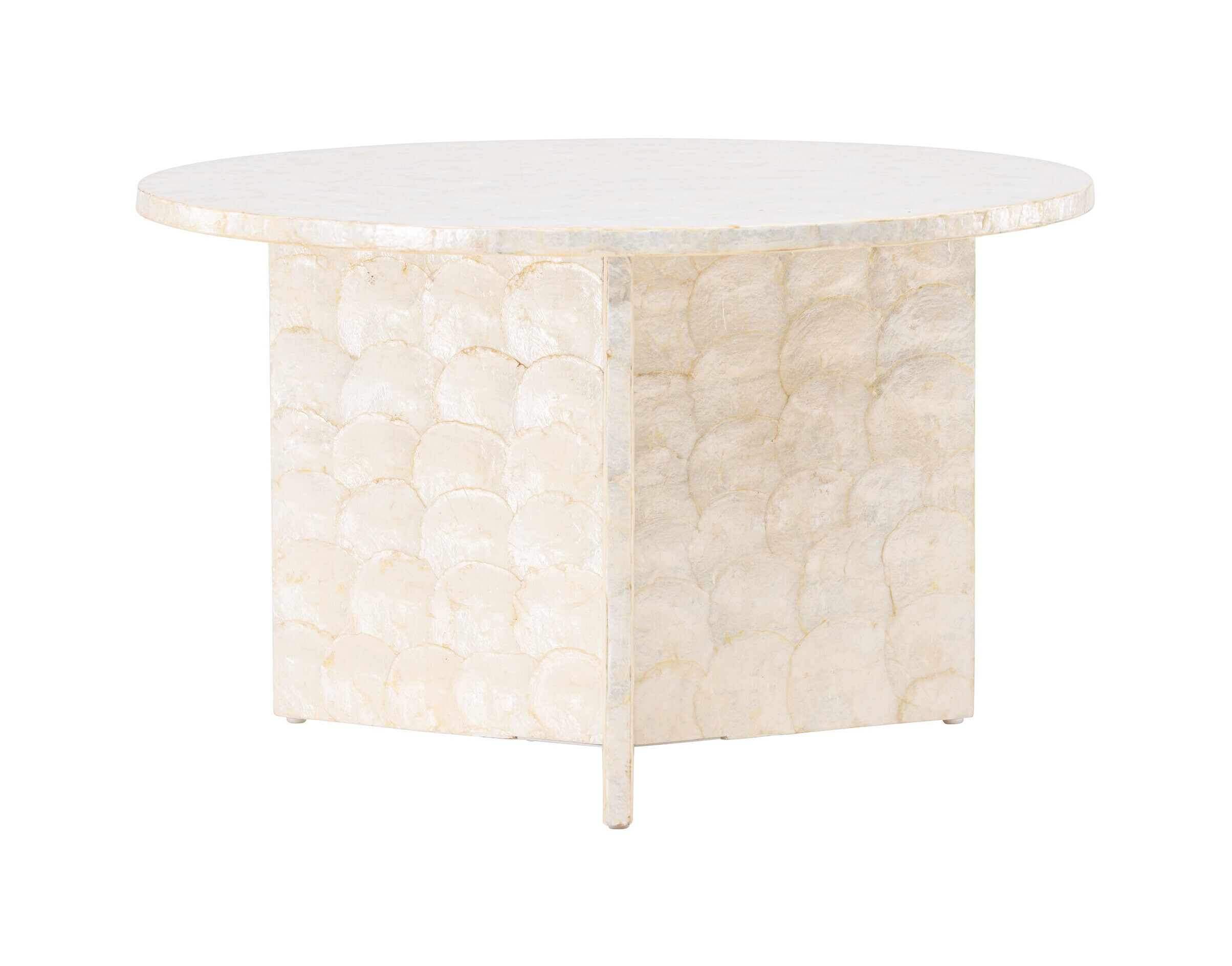 Nohr Ronde Salontafel 'Allyssa' Capiz, 70cm
