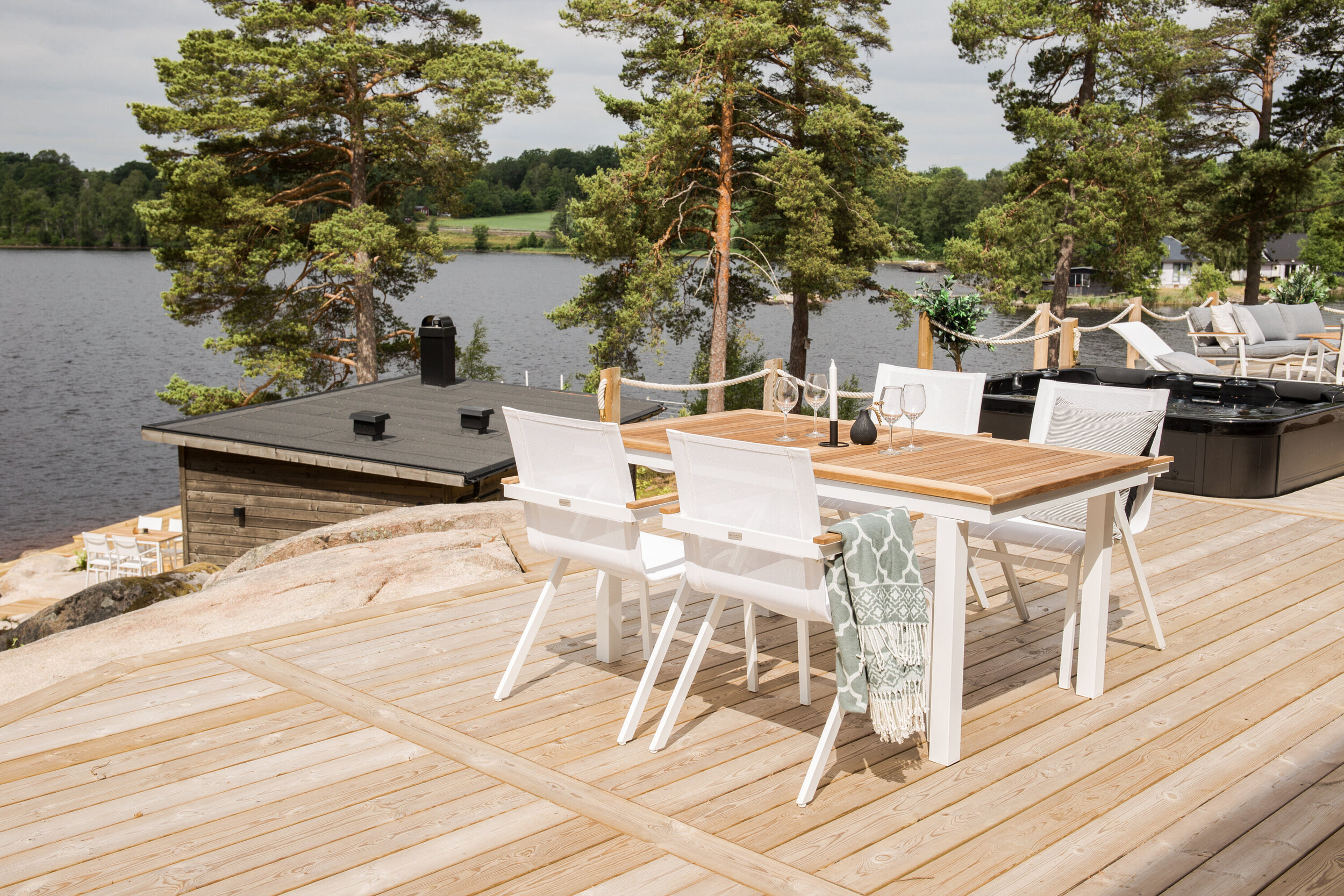 Nohr Tuinstoel 'Constantina' kleur Wit