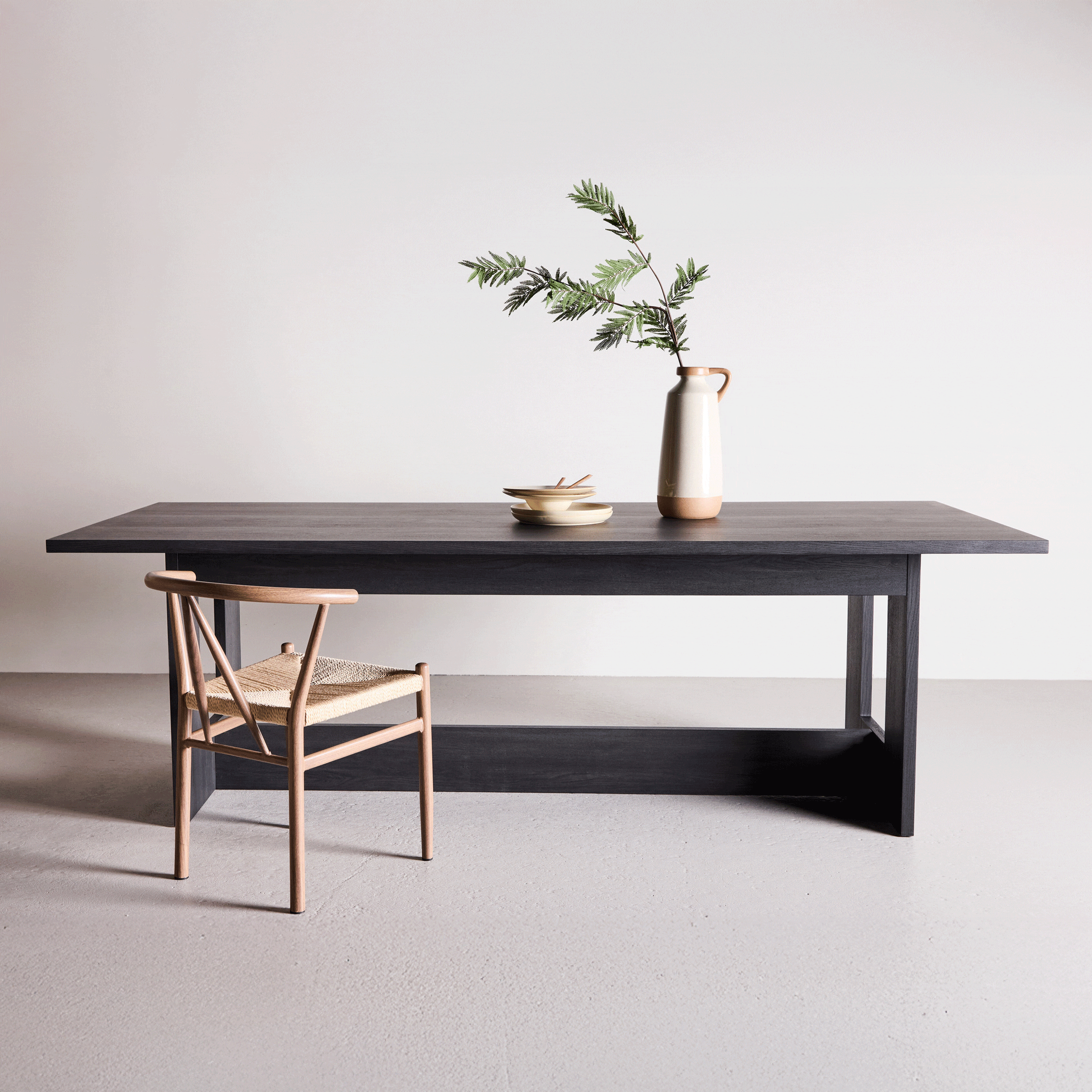 Nohr Eettafel Rye 235 x 100cm - Zwart
