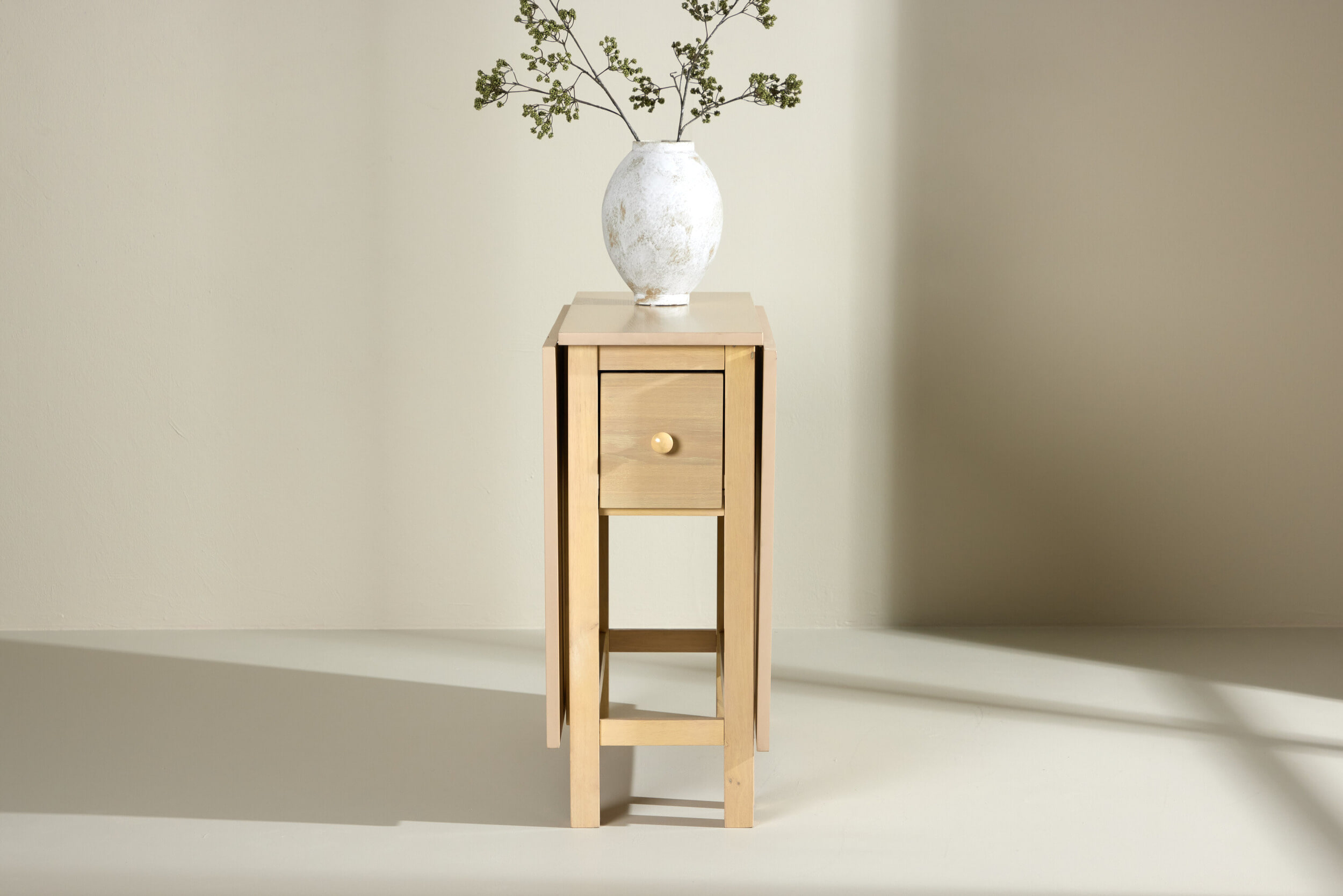 Nohr Inklapbare Eettafel 'Kaely' Rubberhout, 110/150 x 80cm
