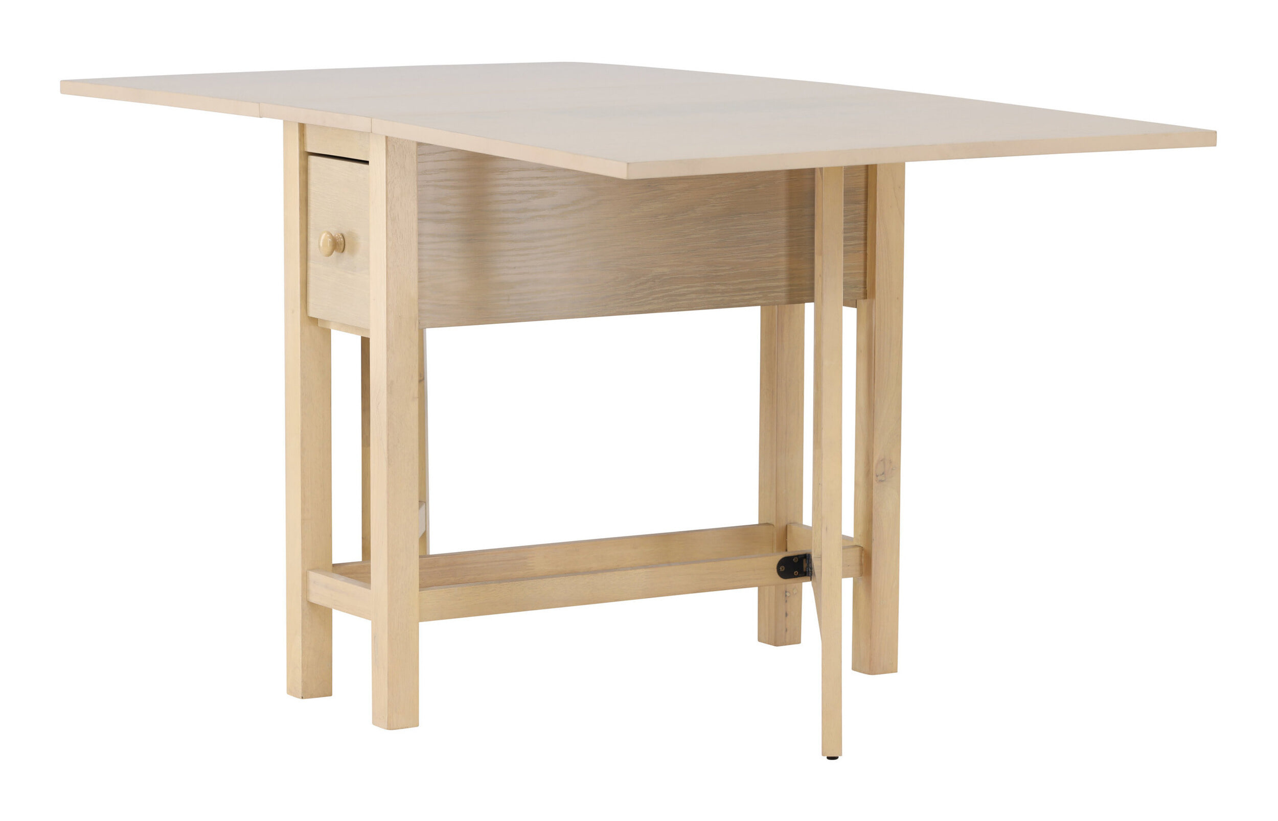 Nohr Inklapbare Eettafel 'Kaely' Rubberhout, 110/150 x 80cm