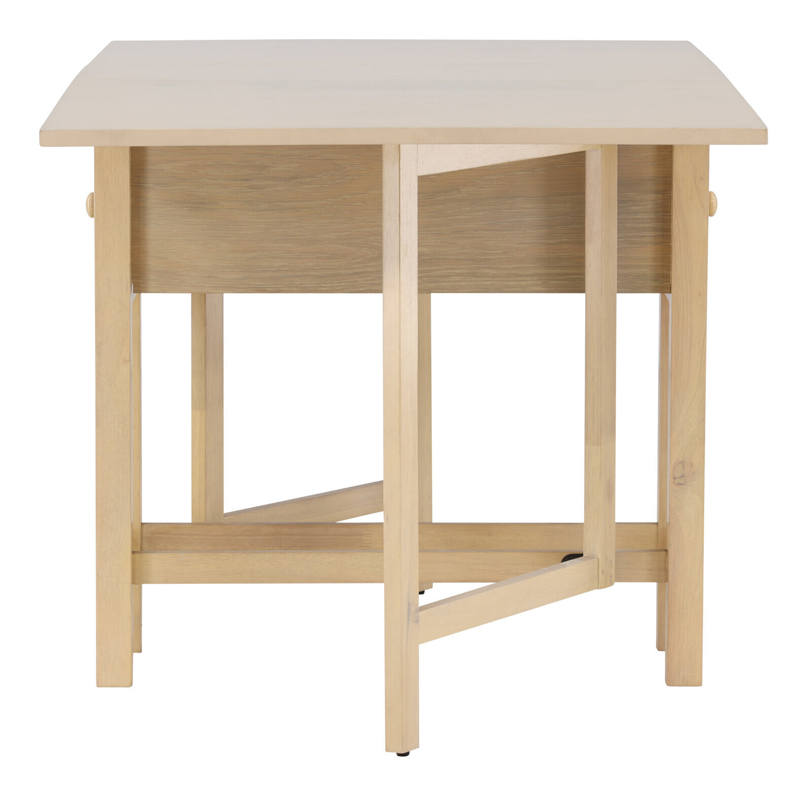 Nohr Inklapbare Eettafel 'Kaely' Rubberhout, 110/150 x 80cm