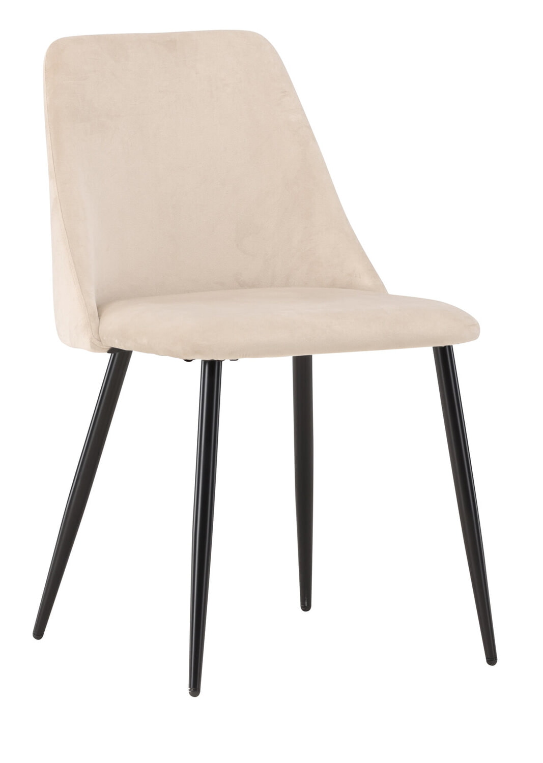 Nohr Eetkamerstoel 'Denon' Velvet, kleur Beige