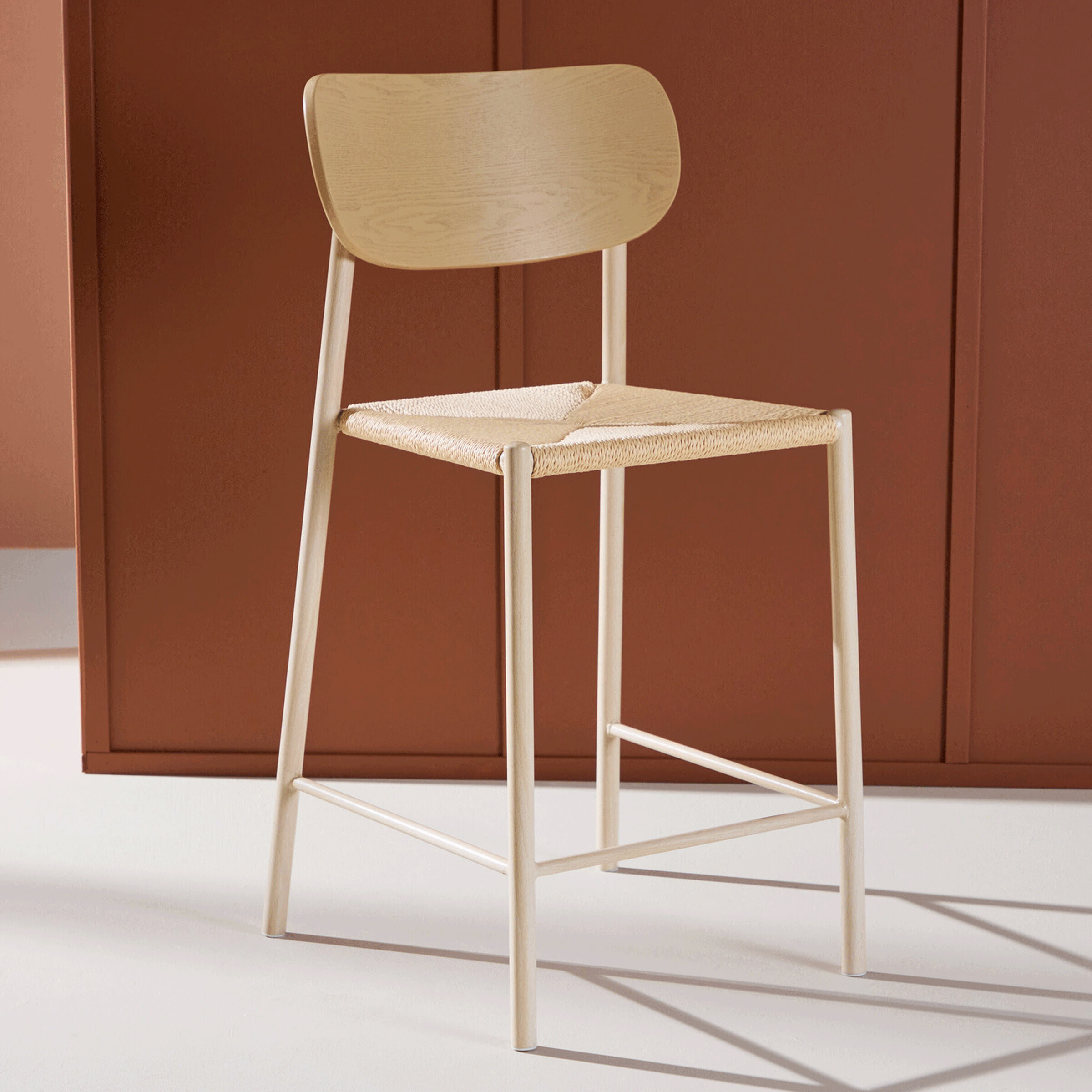 Nohr Barkruk 'Lakeithia' Rattan (zithoogte 67cm)