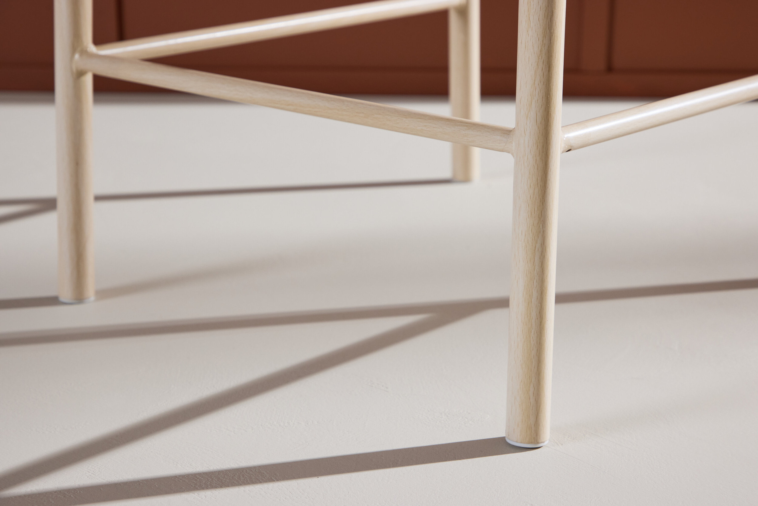 Nohr Barkruk 'Lakeithia' Rattan, kleur Whitewash/Naturel (zithoogte 67cm)