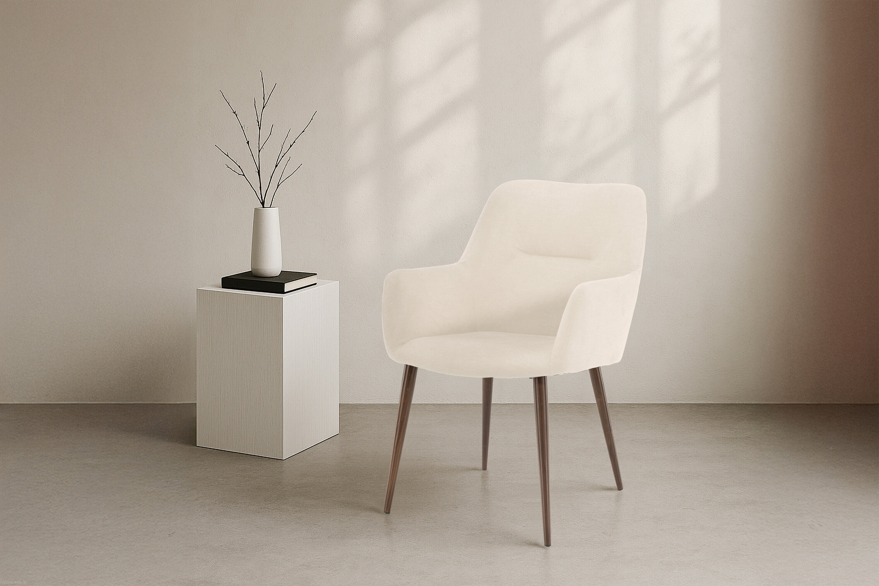 Nohr Eetkamerstoel Shonna Linnenlook - Beige