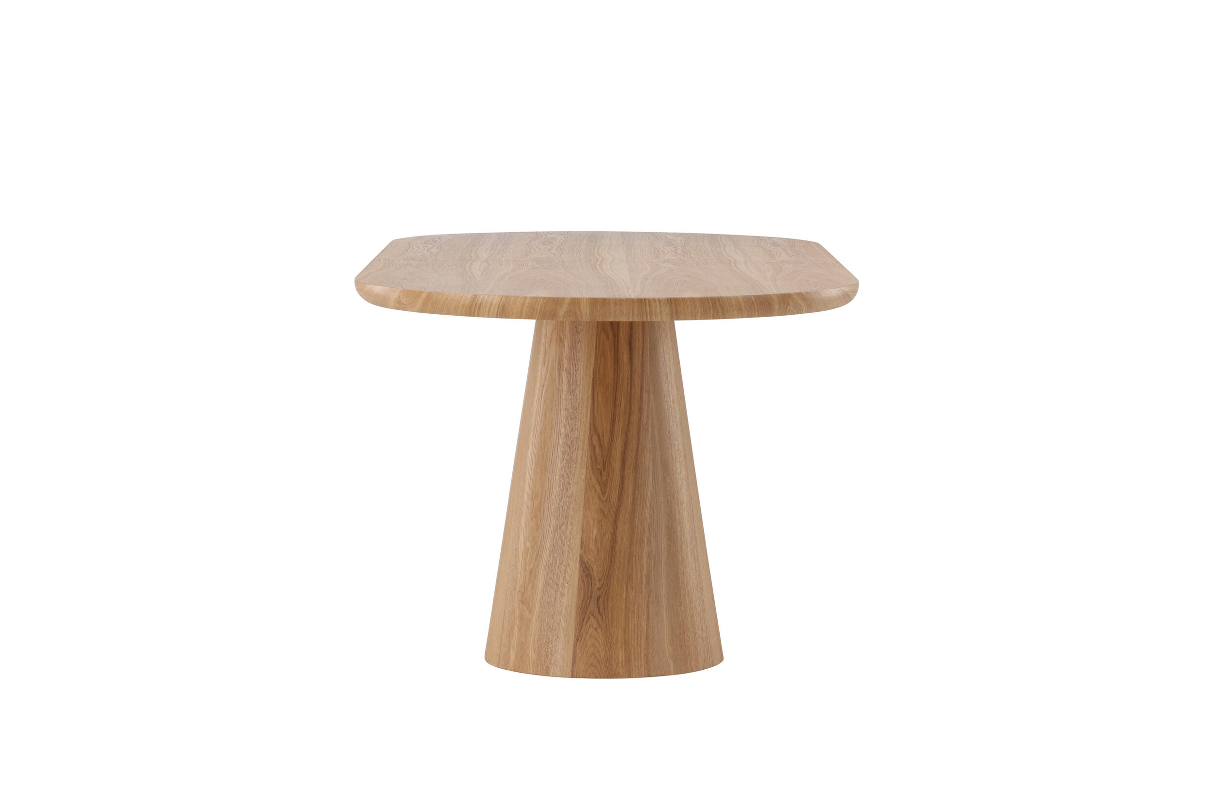 Nohr Ovale Eettafel 'Phong' MDF, 200 x 90cm, kleur Naturel