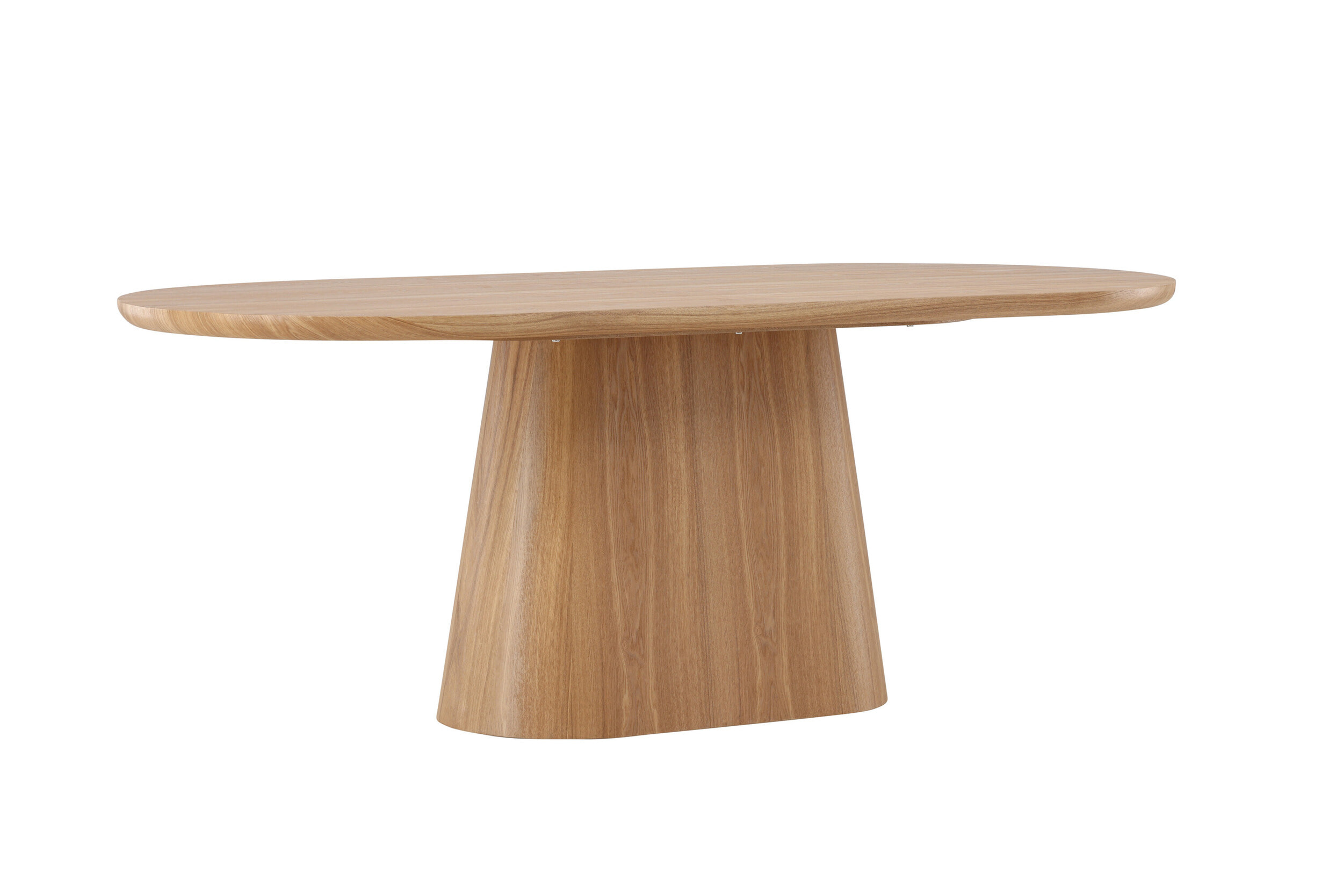 Nohr Ovale Eettafel 'Phong' MDF, 200 x 90cm, kleur Naturel