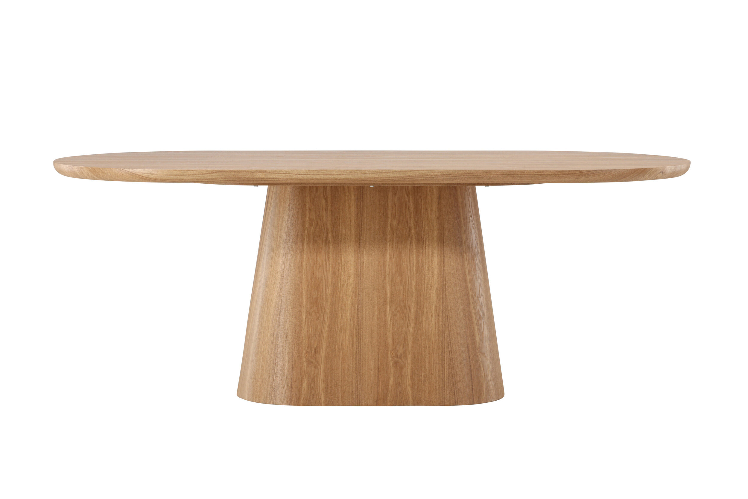 Nohr Ovale Eettafel 'Phong' MDF, 200 x 90cm, kleur Naturel