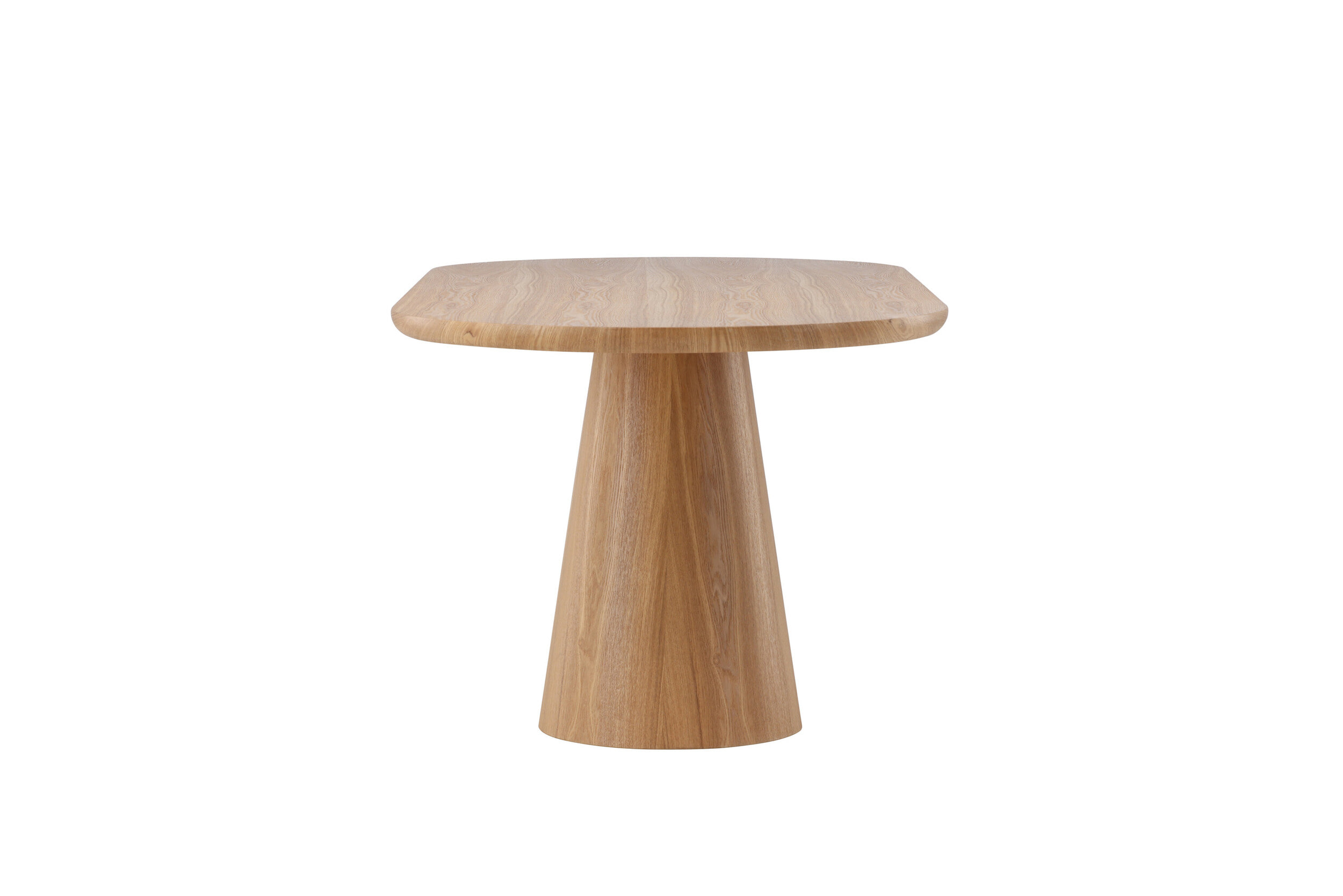 Nohr Ovale Eettafel 'Phong' MDF, 200 x 90cm, kleur Naturel