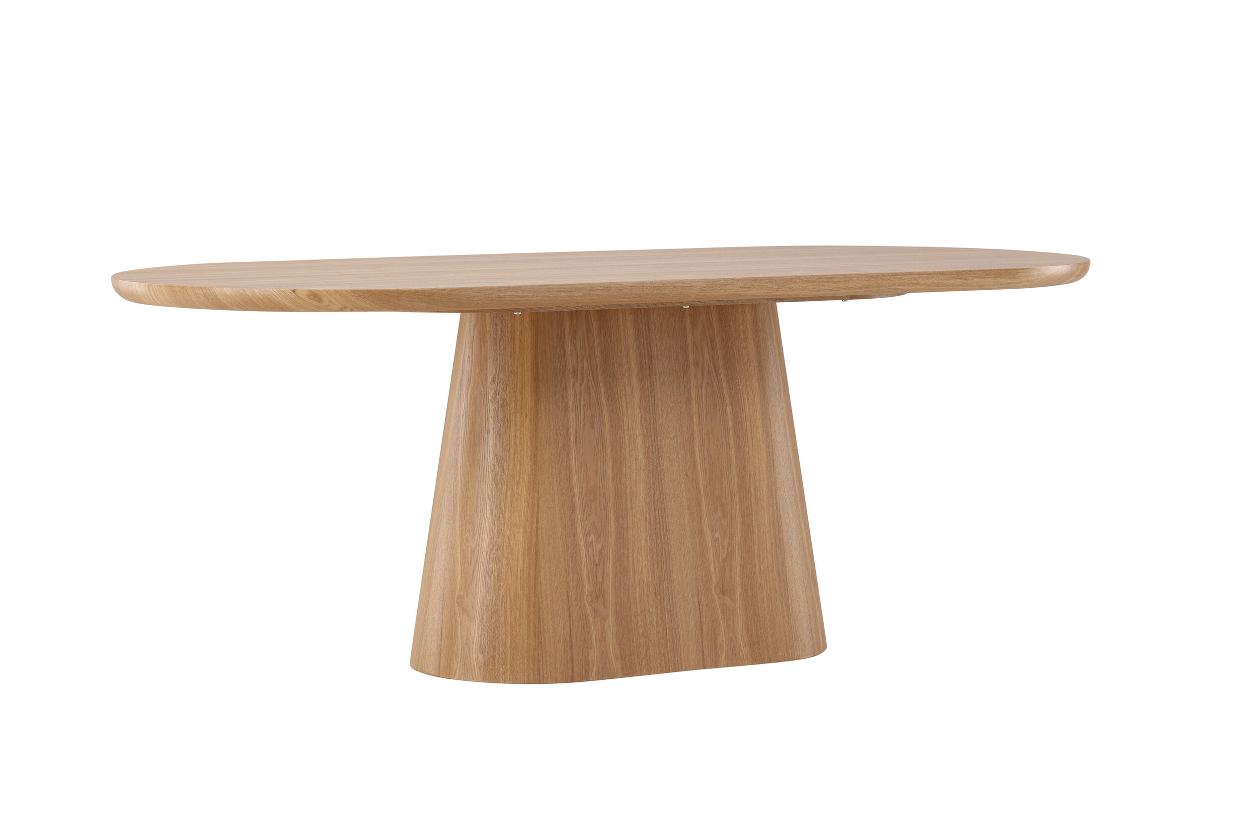 Nohr Ovale Eettafel 'Phong' MDF, 200 x 90cm, kleur Naturel