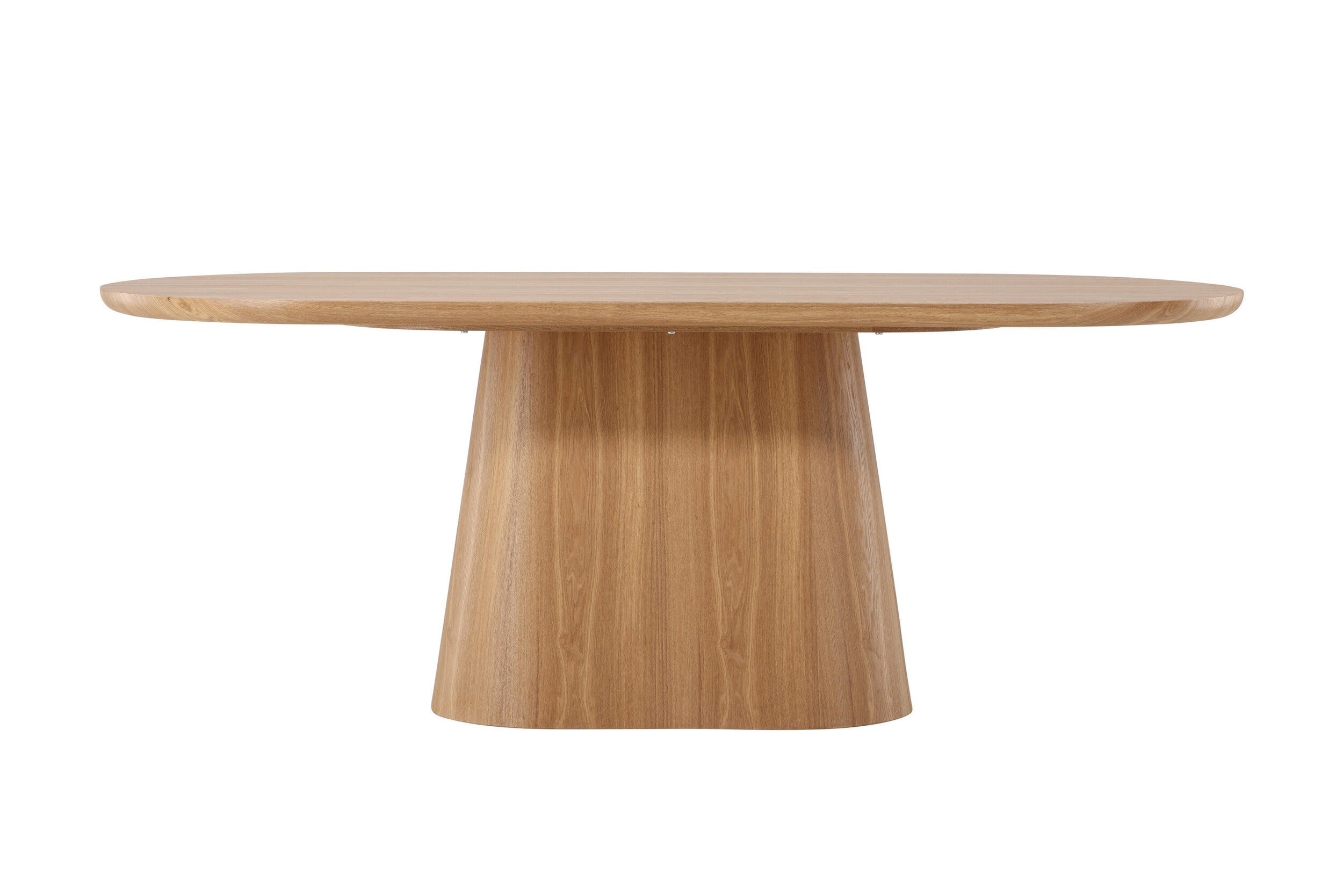 Nohr Ovale Eettafel 'Phong' MDF, 200 x 90cm, kleur Naturel