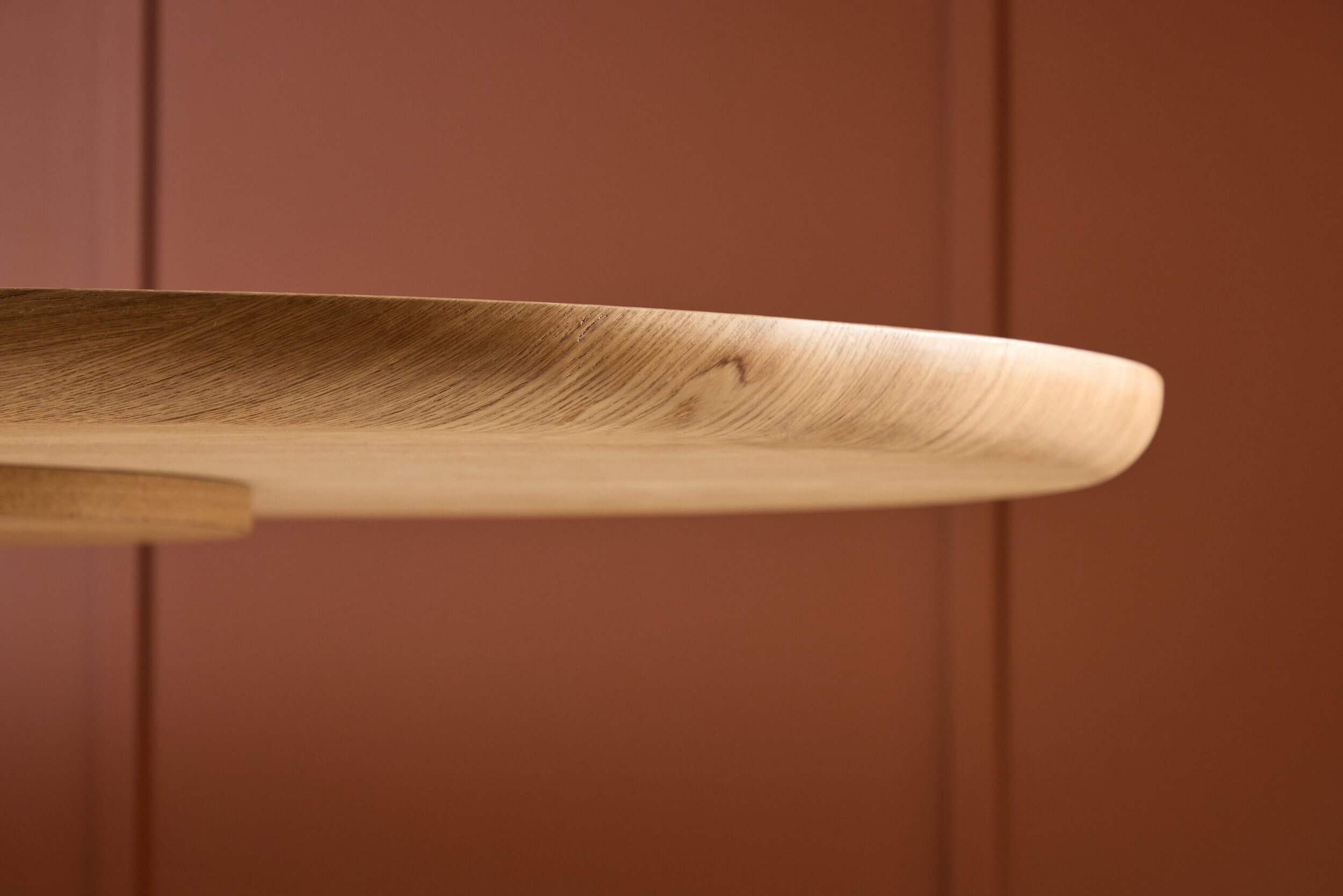 Nohr Ovale Eettafel 'Phong' MDF, 200 x 90cm, kleur Naturel