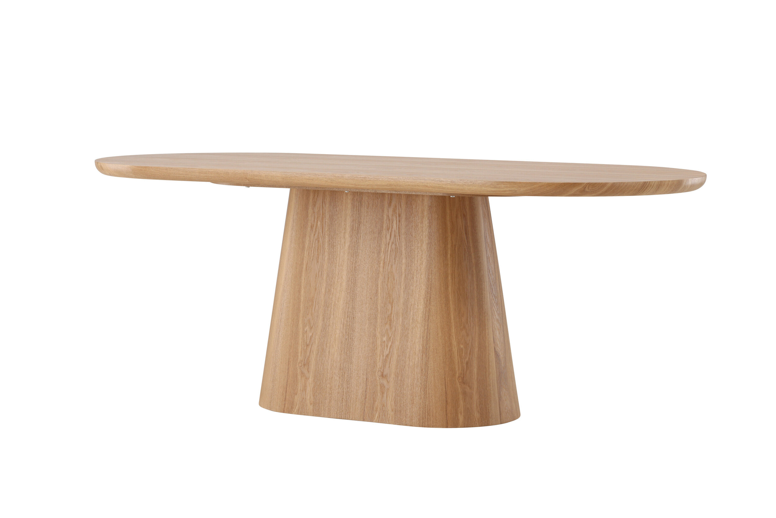 Nohr Ovale Eettafel 'Phong' MDF, 200 x 90cm, kleur Naturel