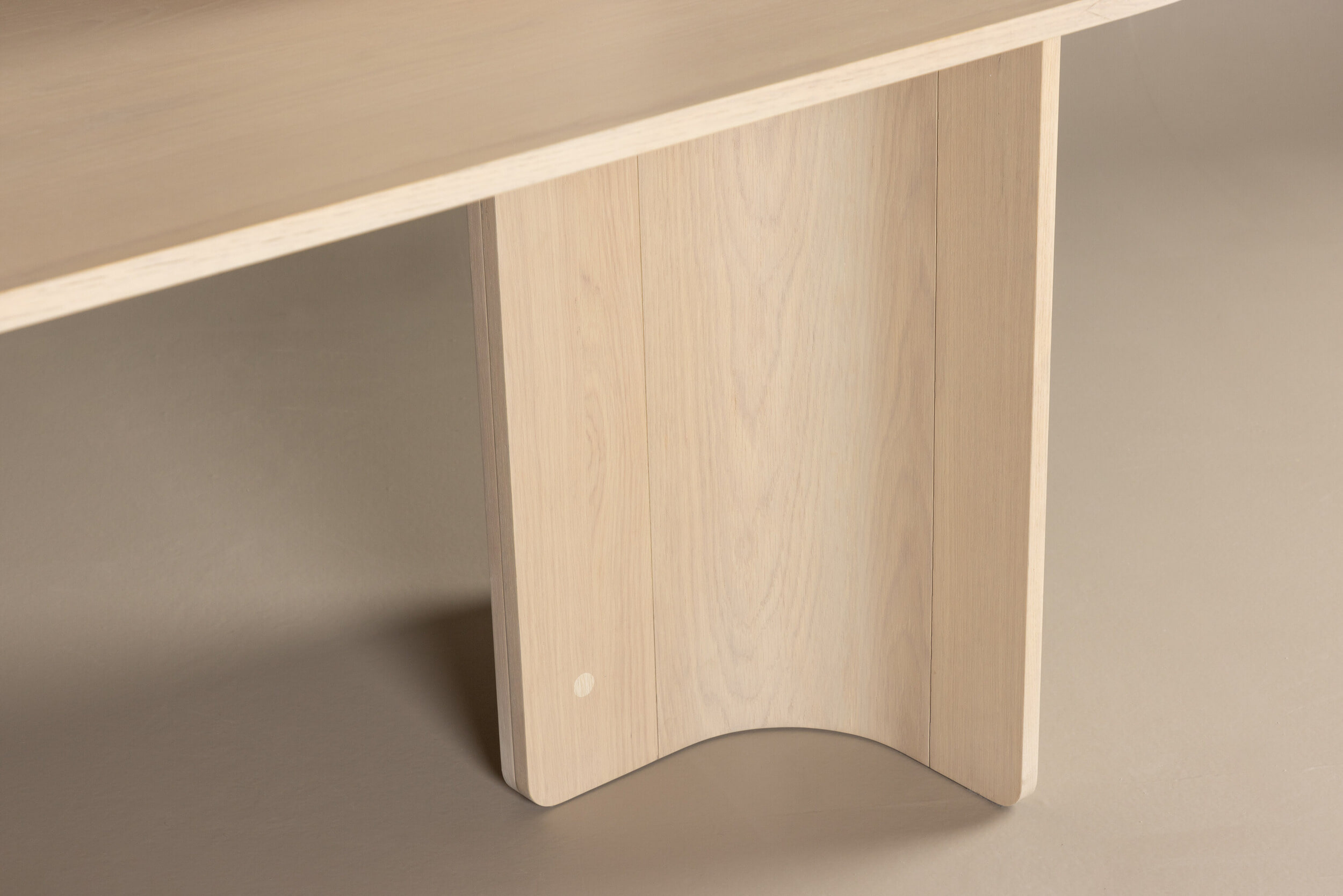 Nohr Ovale Eettafel 'Jadira' 220 x 100cm, kleur Whitewash
