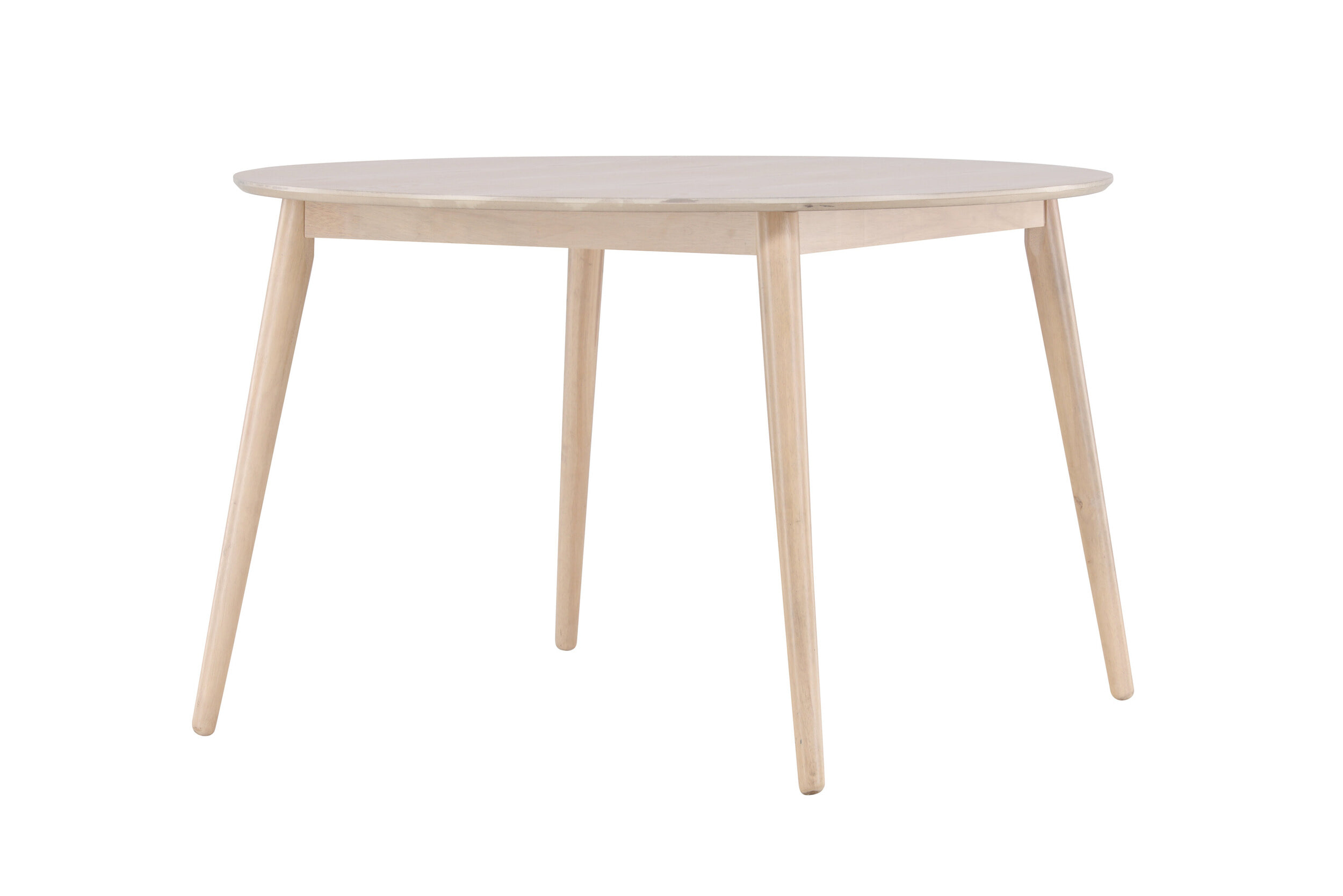 Nohr Ronde Eettafel 'Neomi' Rubberhout, 120cm, kleur Whitewash