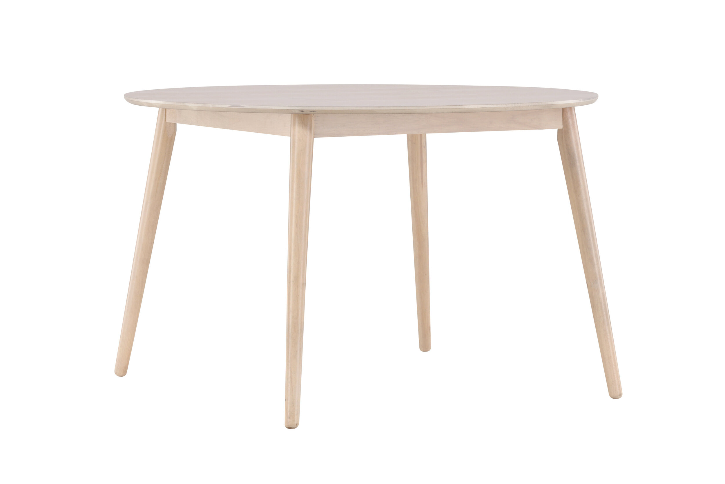 Nohr Ronde Eettafel 'Neomi' Rubberhout, 120cm, kleur Whitewash