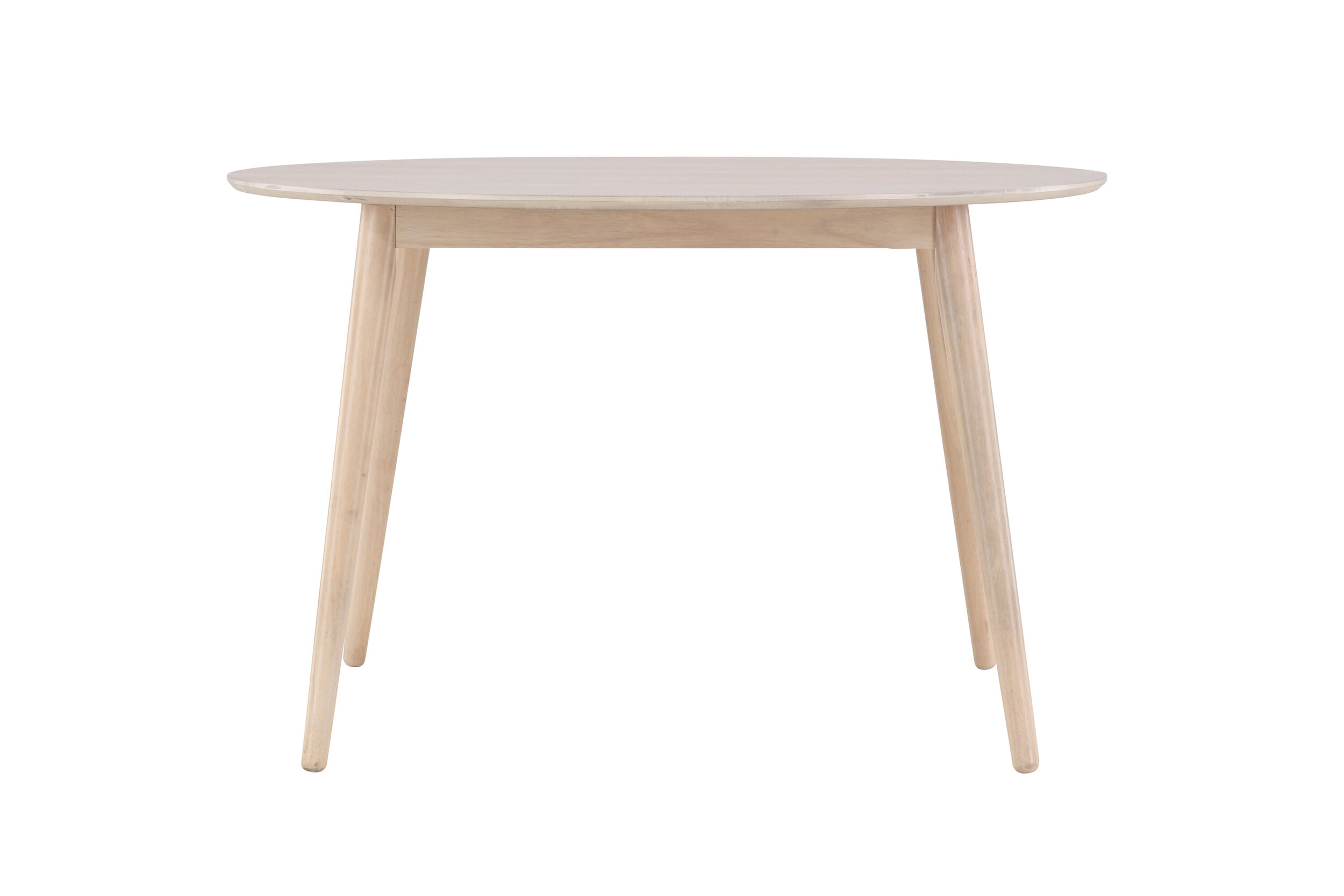 Nohr Ronde Eettafel 'Neomi' Rubberhout, 120cm, kleur Whitewash