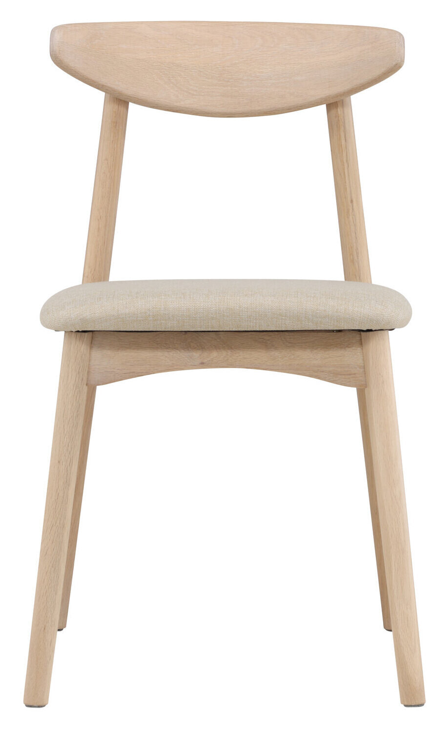 Nohr Eetkamerstoel 'Keneta' Eiken, kleur Beige/Whitewash