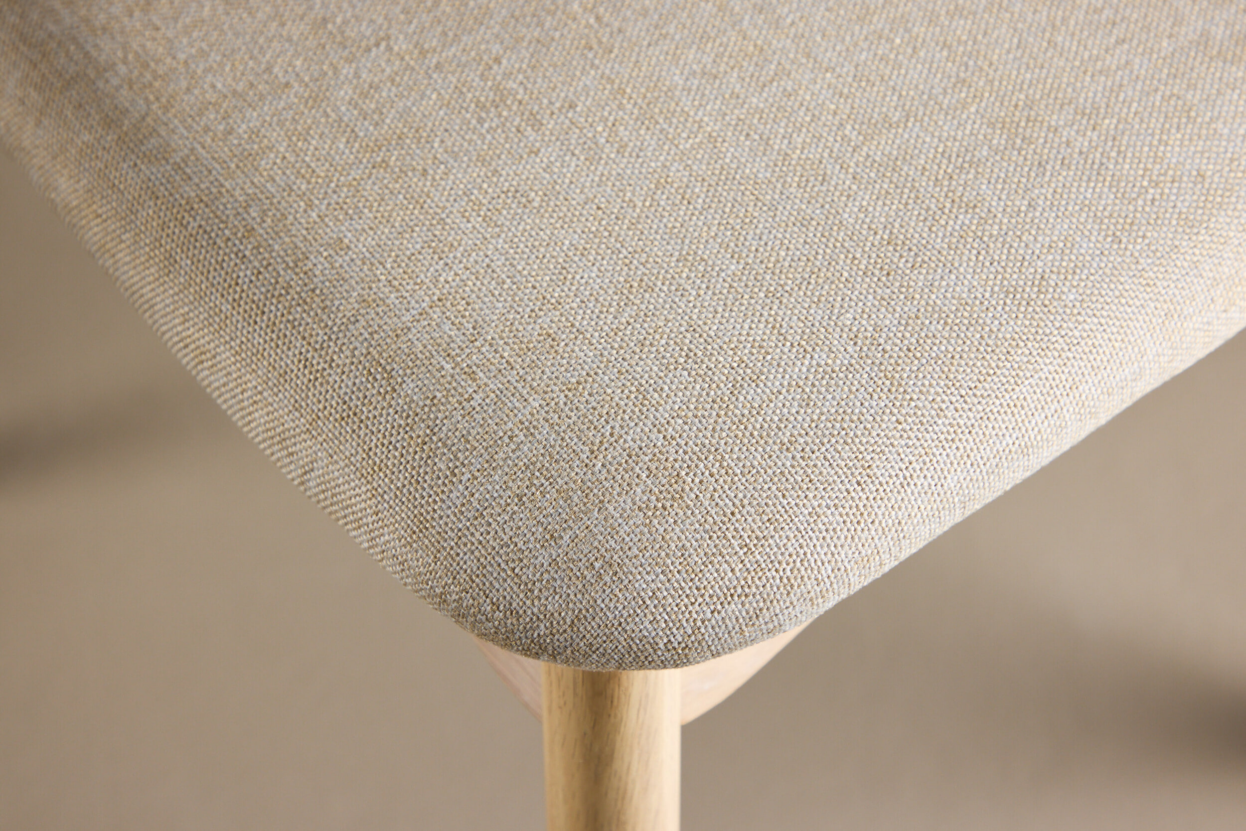 Nohr Eetkamerstoel 'Keneta' Eiken, kleur Beige/Whitewash
