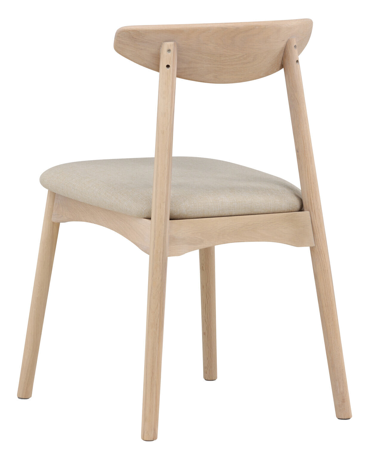 Nohr Eetkamerstoel 'Keneta' Eiken, kleur Beige/Whitewash