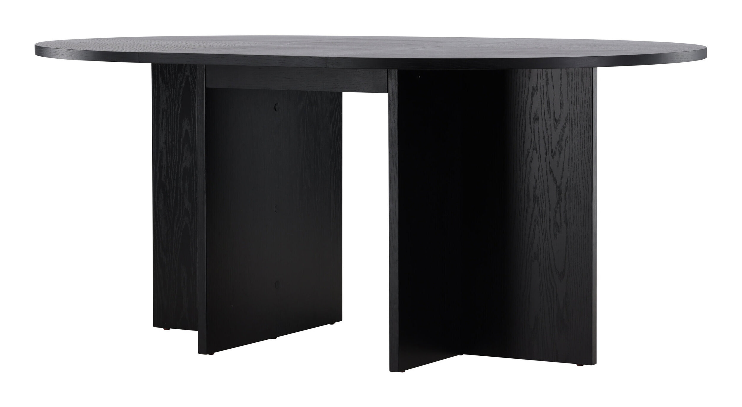 Nohr Uitschuifbare Ronde Eettafel 'Shuree' 120/170 x 120cm, kleur Zwart